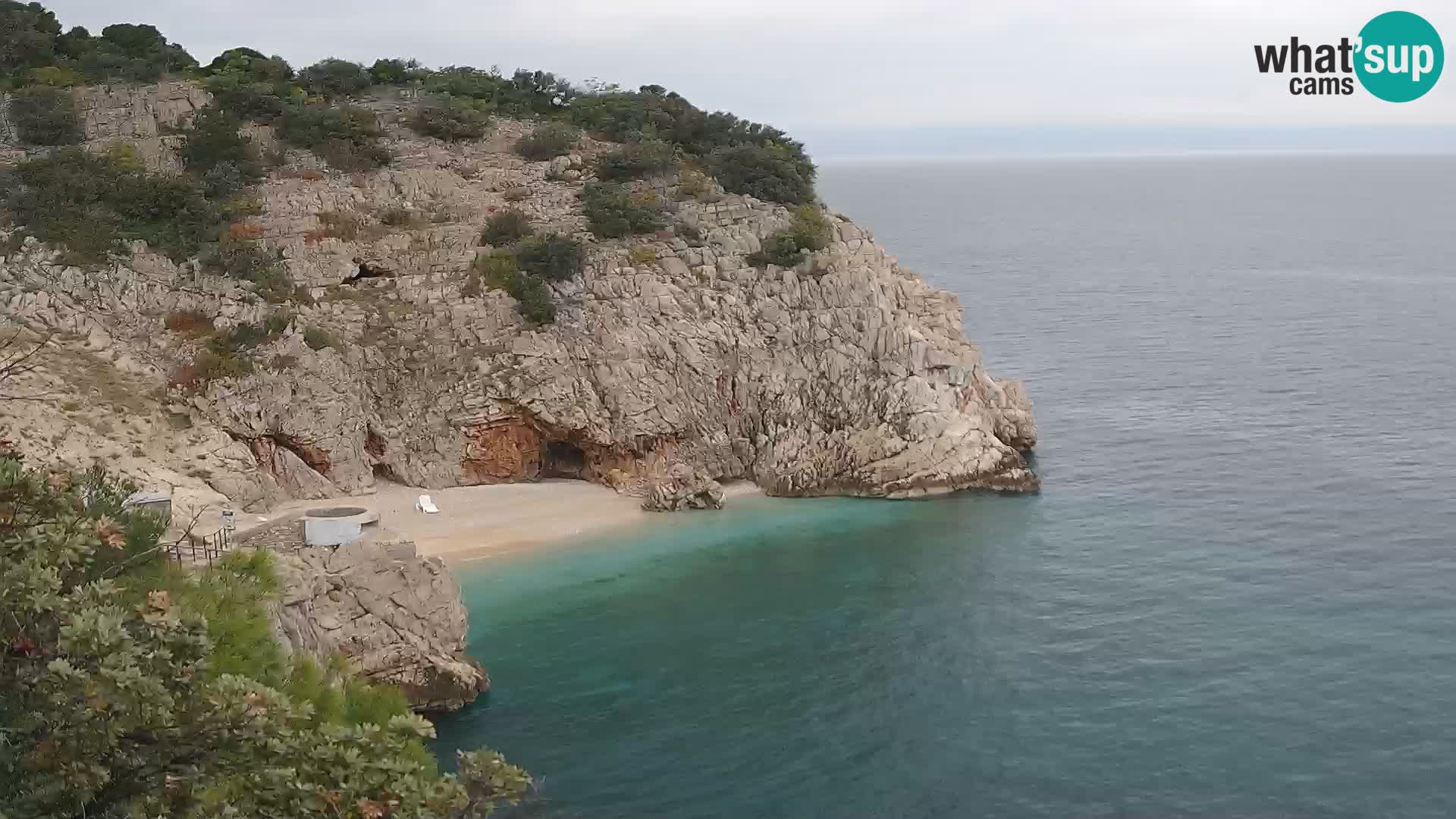Webcam Bersezio spiaggia – Draga di Moschiena – Croazia