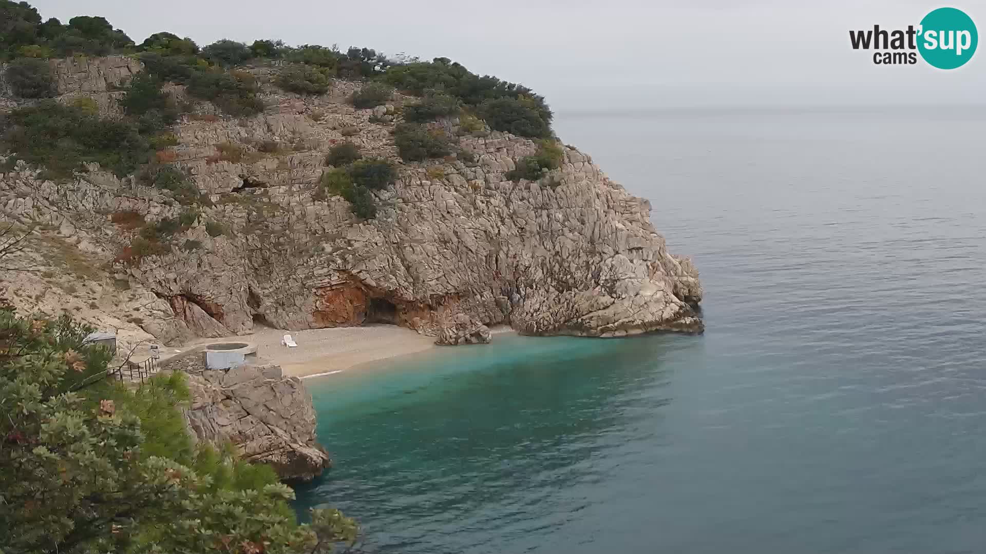 Webcam Brseč Strand – Mošćenička Draga – Kroatien