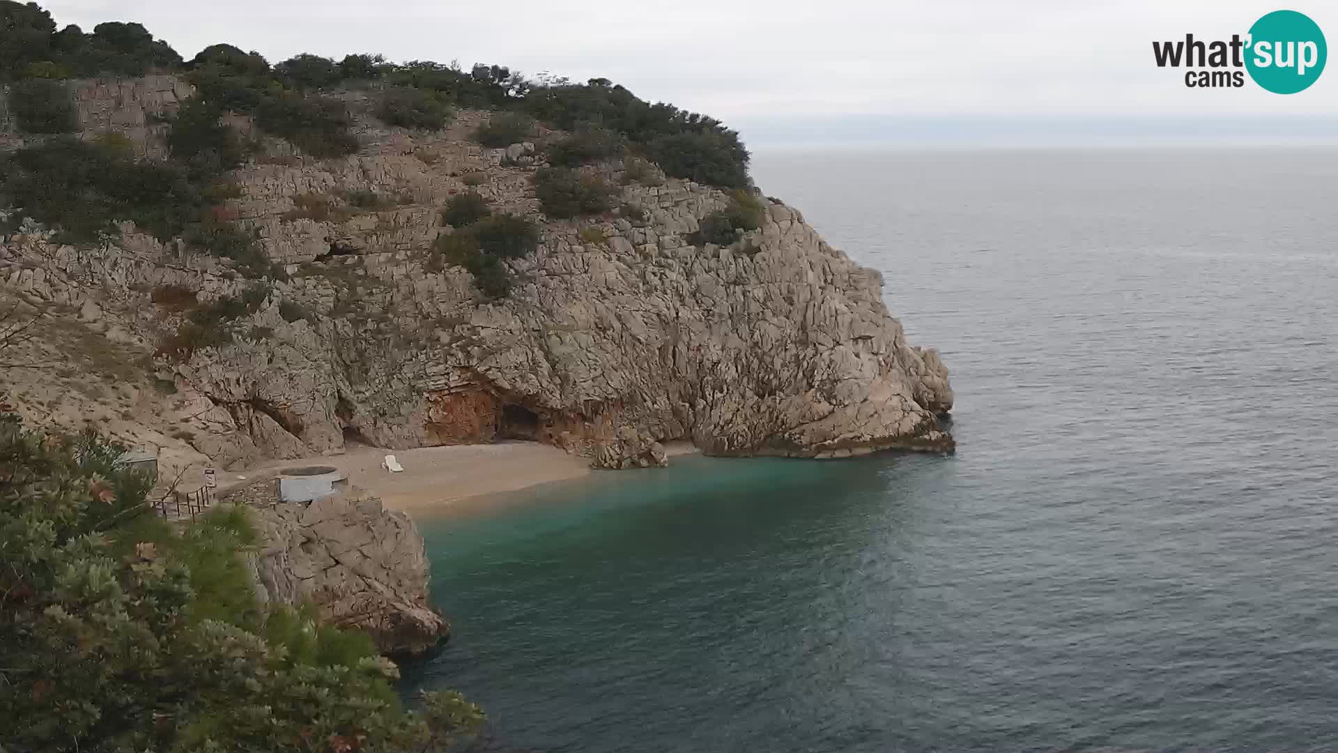 Webcam Brseč beach – Mošćenička Draga – Croatia
