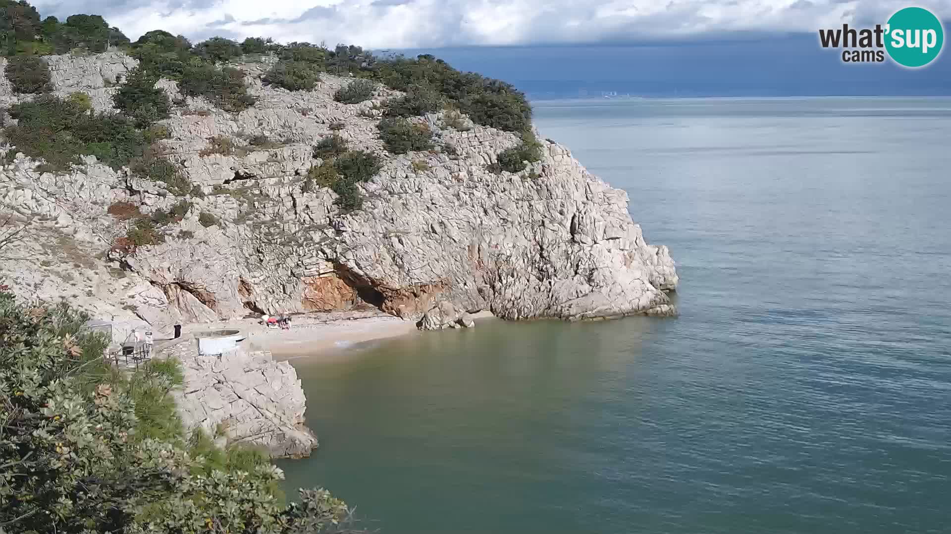 Webcam Brseč Strand – Mošćenička Draga – Kroatien
