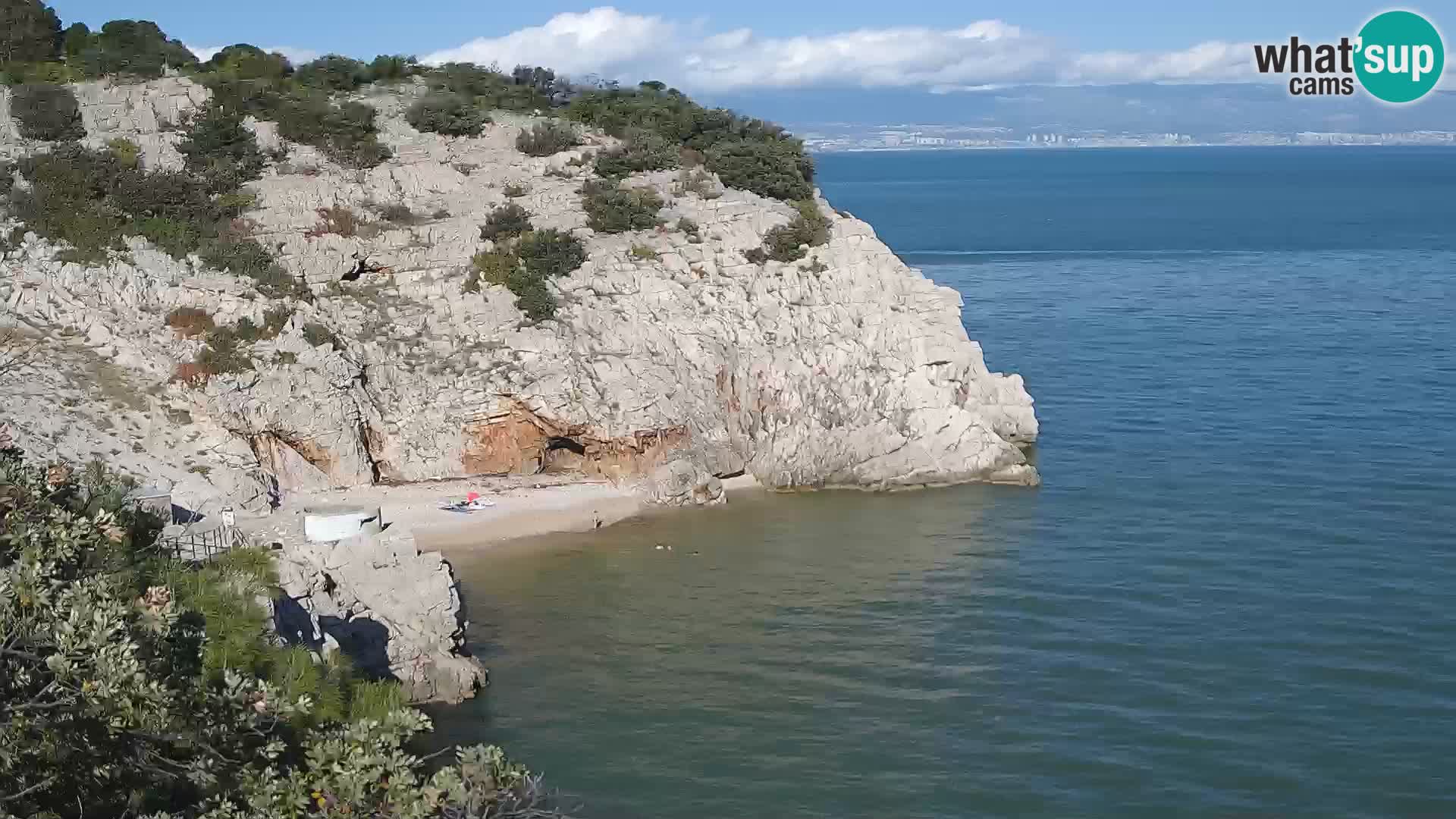 Webcam Brseč Strand – Mošćenička Draga – Kroatien