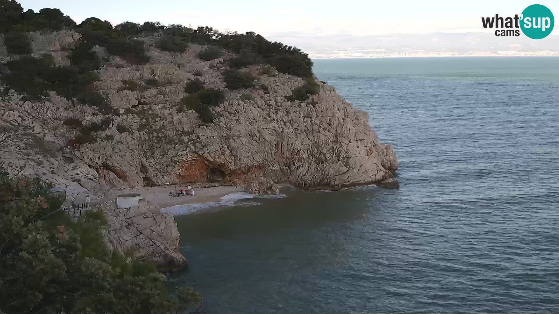 Webcam Brseč beach – Mošćenička Draga – Croatia