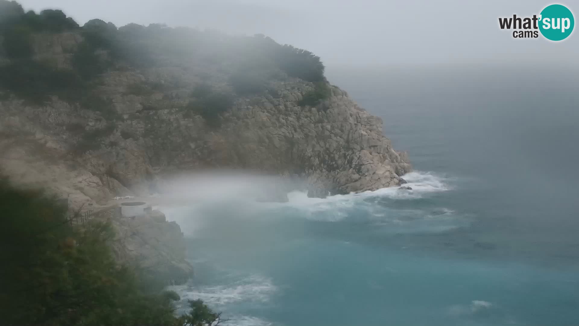 Webcam Brseč beach – Mošćenička Draga – Croatia