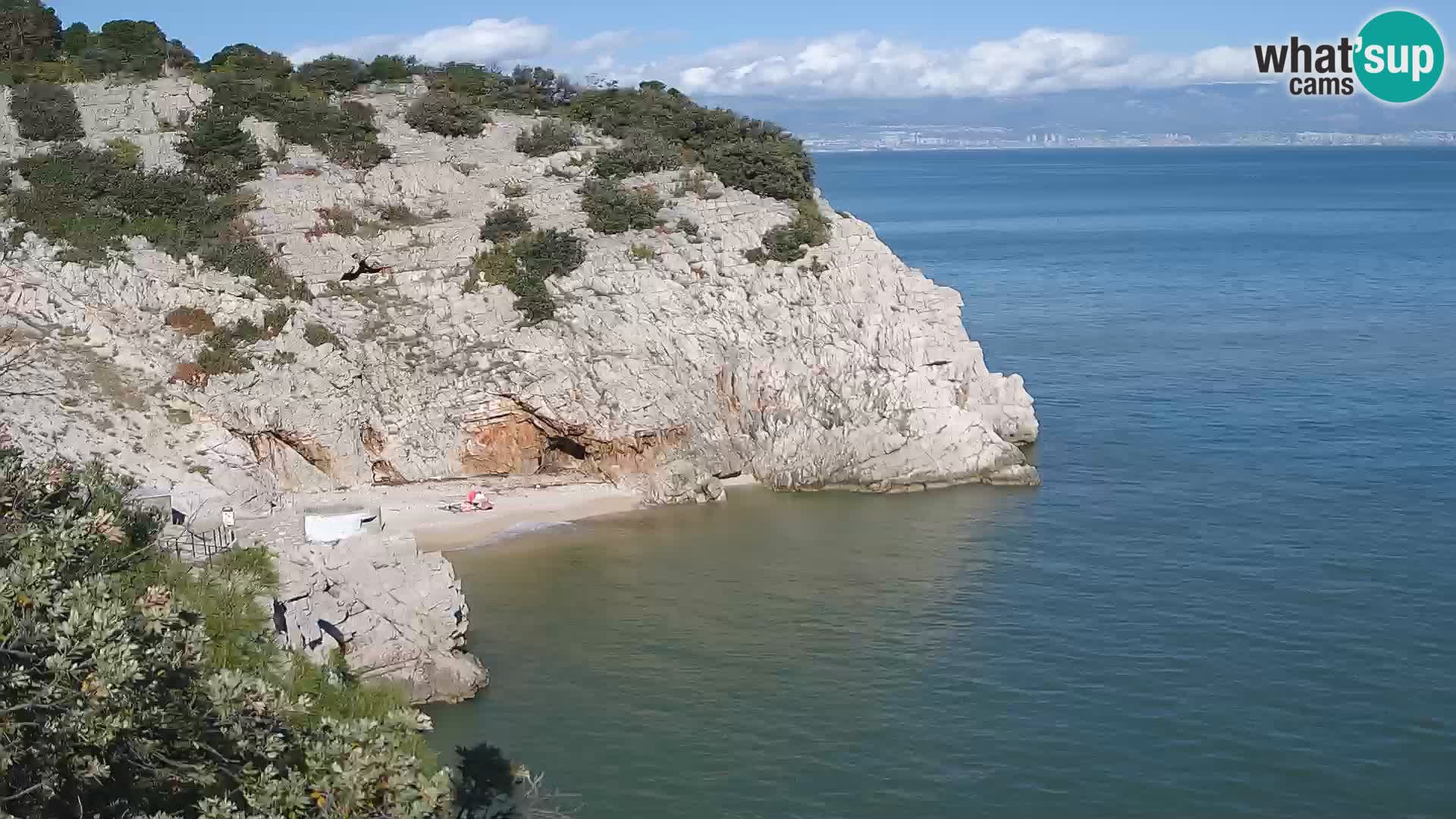 Web kamera plaže Brseč – Mošćenička Draga – Hrvatska