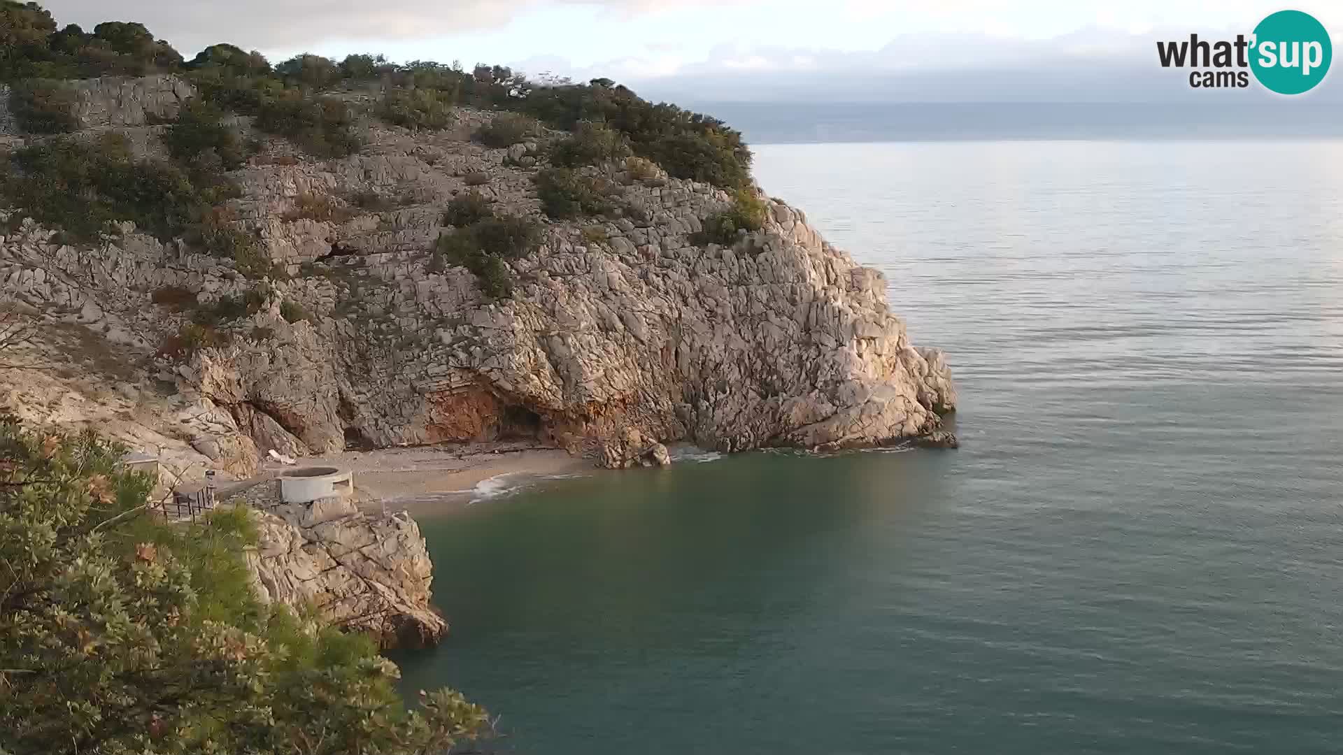 Webcam Brseč beach – Mošćenička Draga – Croatia