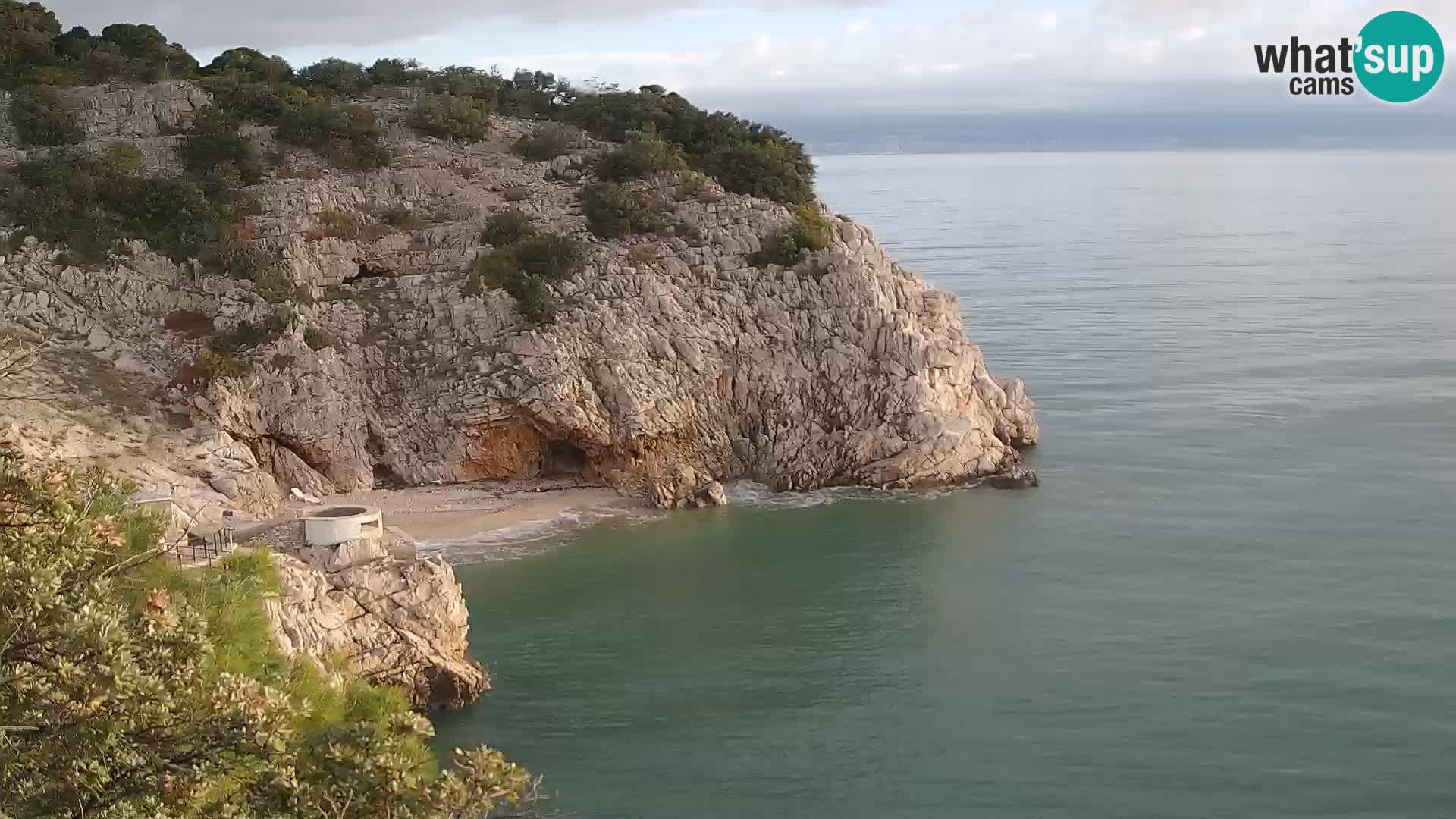 Webcam Brseč Strand – Mošćenička Draga – Kroatien