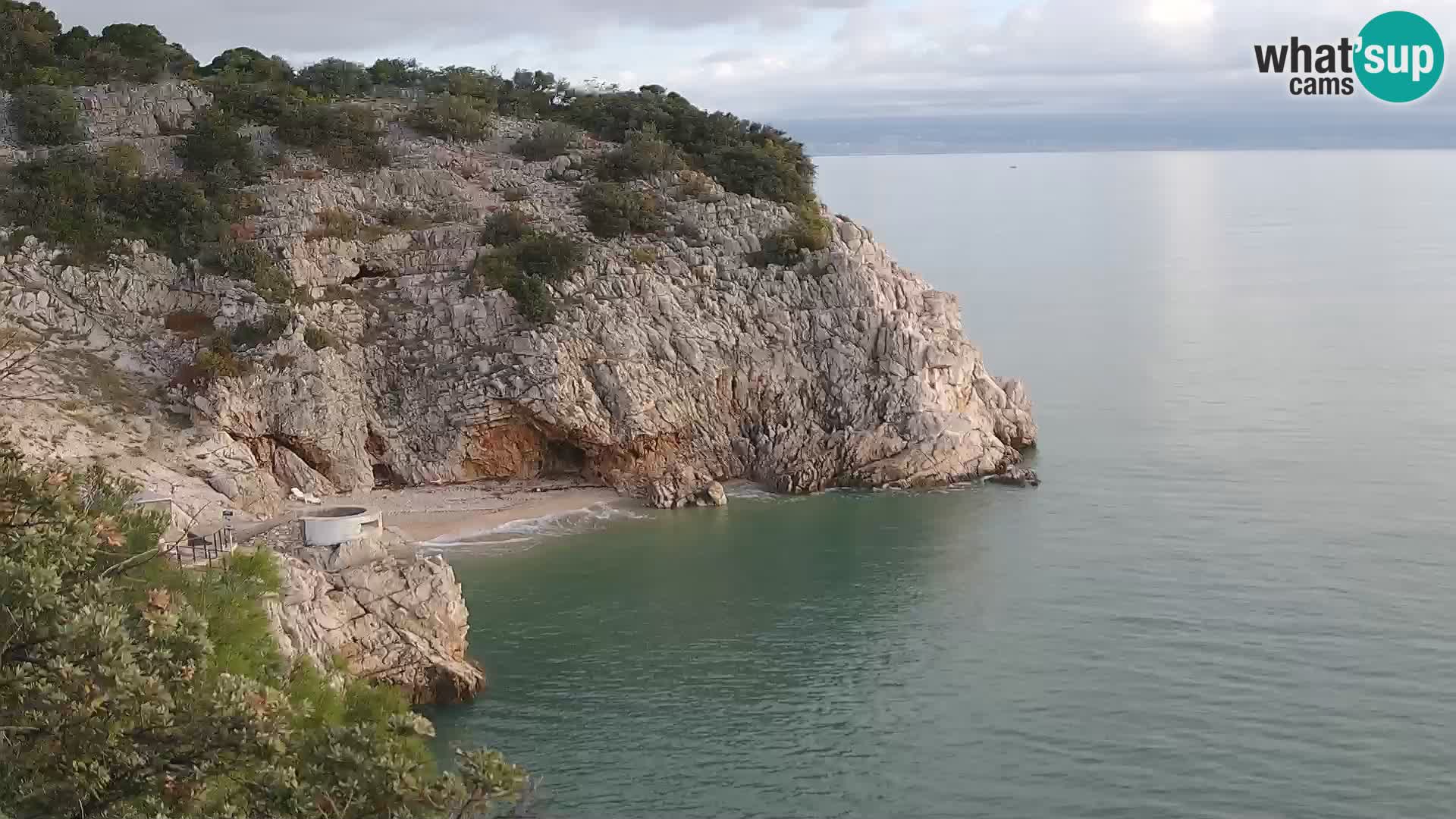 Webcam Bersezio spiaggia – Draga di Moschiena – Croazia