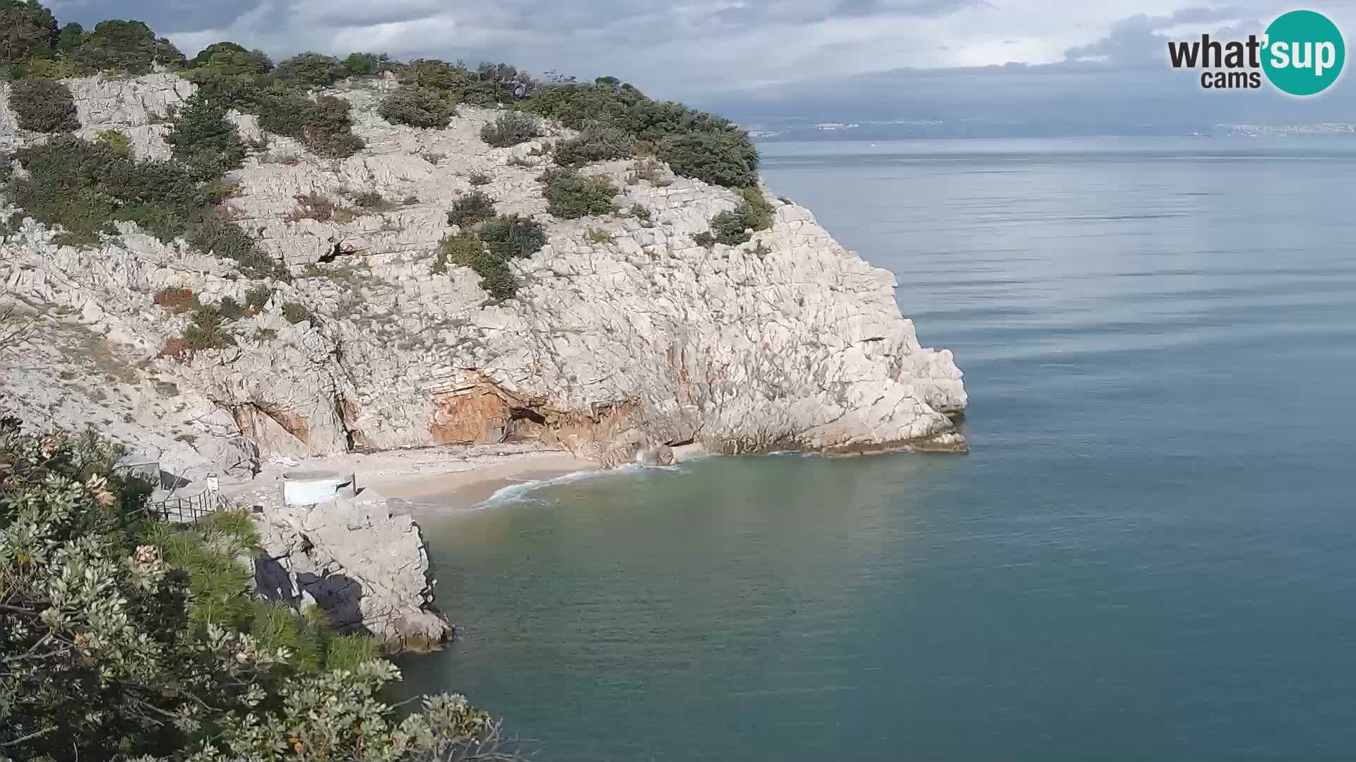Webcam Brseč Strand – Mošćenička Draga – Kroatien