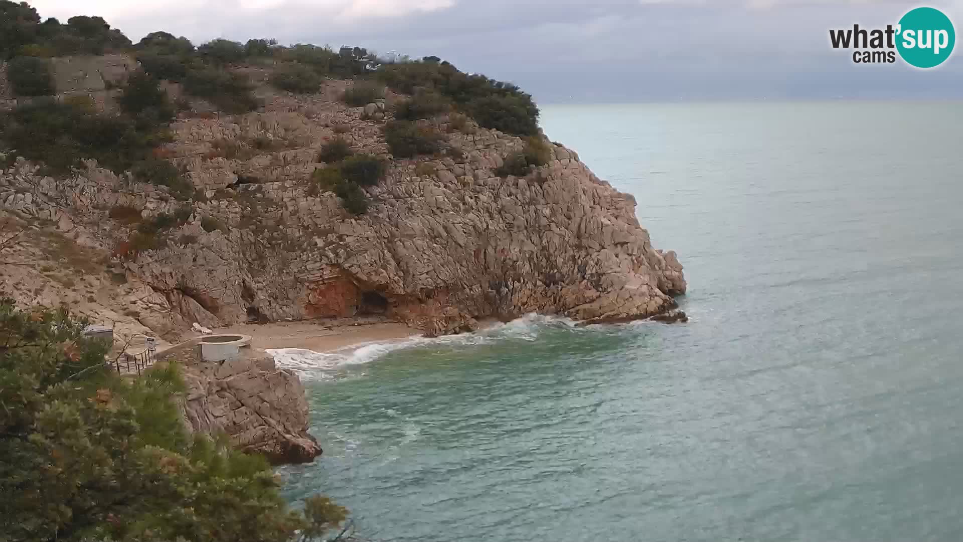 Webcam Bersezio spiaggia – Draga di Moschiena – Croazia
