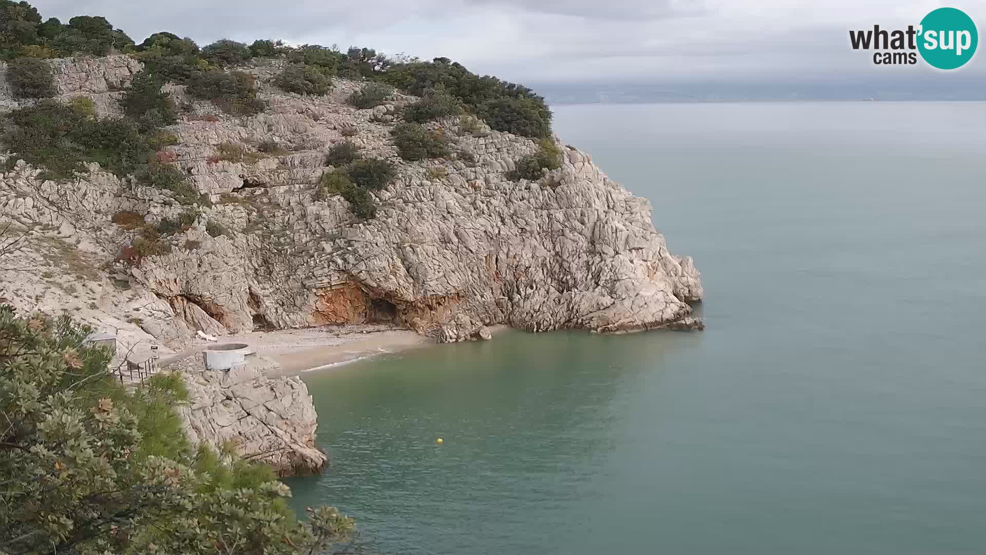 Webcam Brseč beach – Mošćenička Draga – Croatia