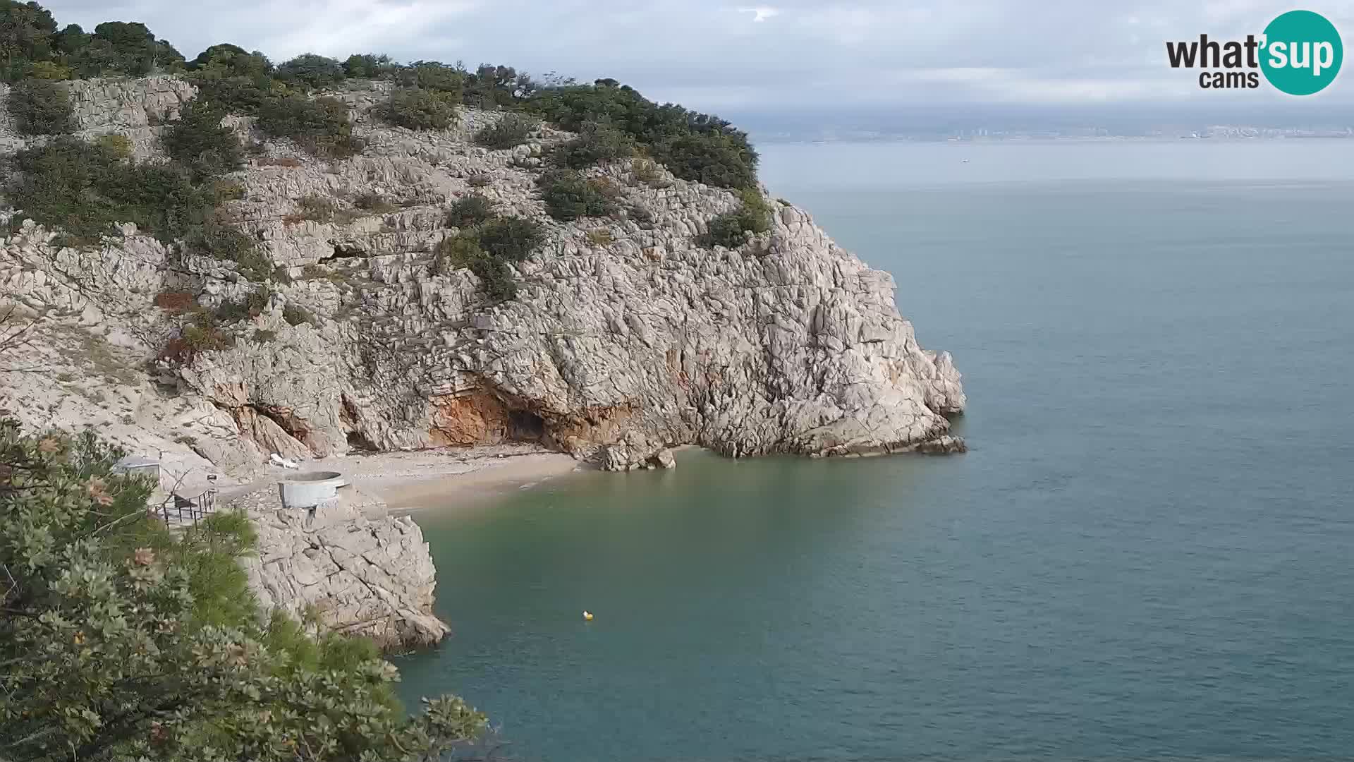 Webcam Brseč Strand – Mošćenička Draga – Kroatien
