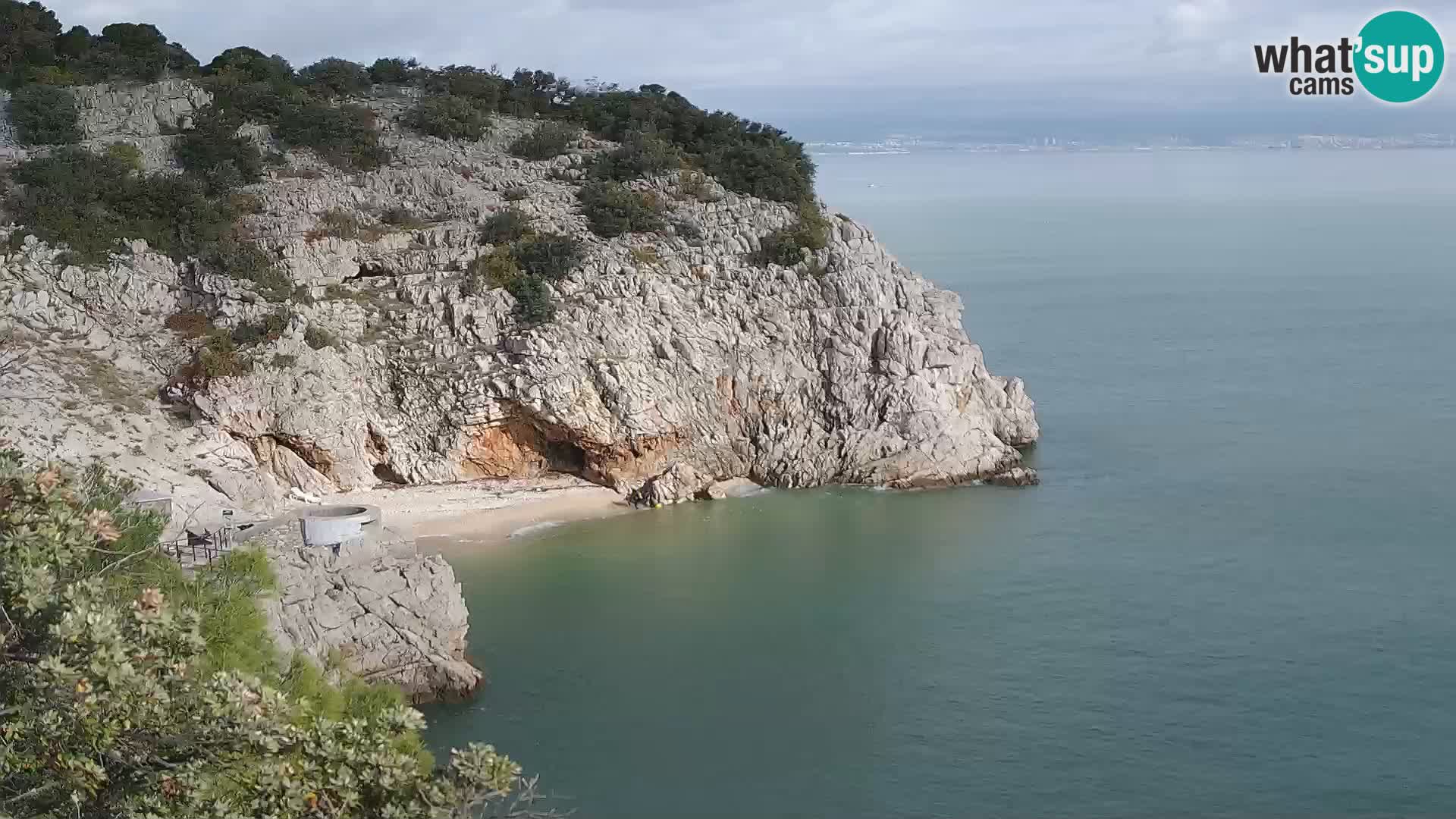 Webcam Bersezio spiaggia – Draga di Moschiena – Croazia