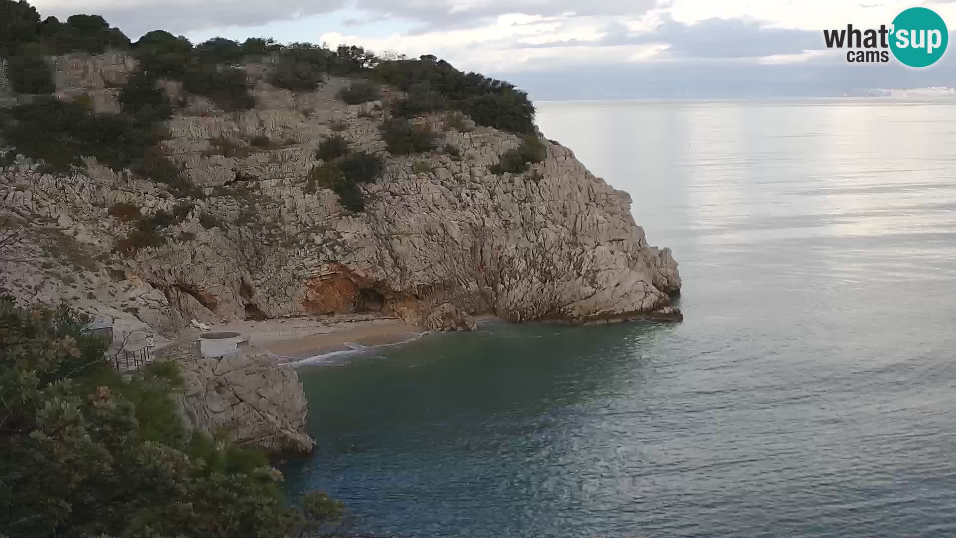 Web kamera plaže Brseč – Mošćenička Draga – Hrvatska