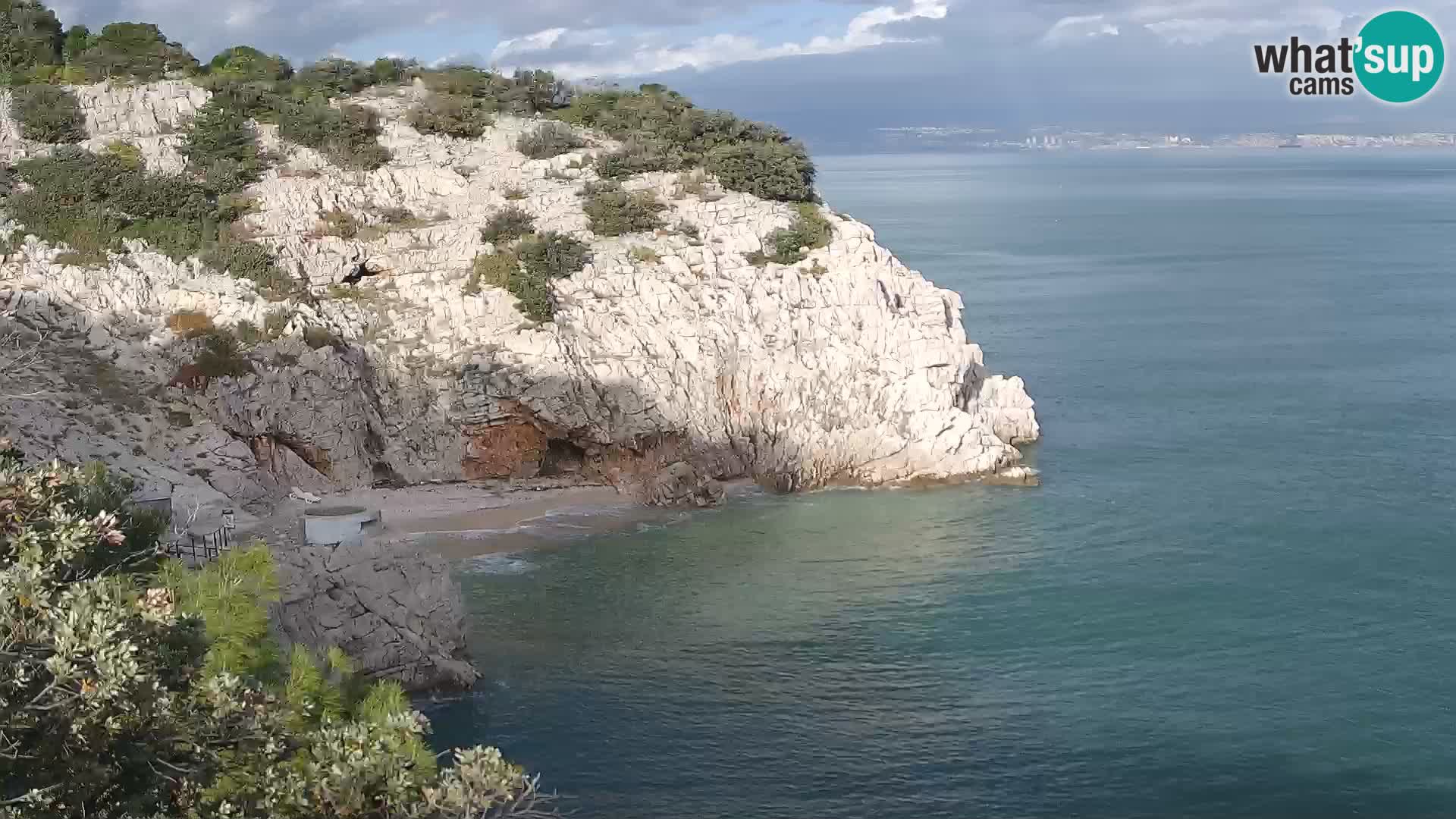 Webcam Brseč beach – Mošćenička Draga – Croatia