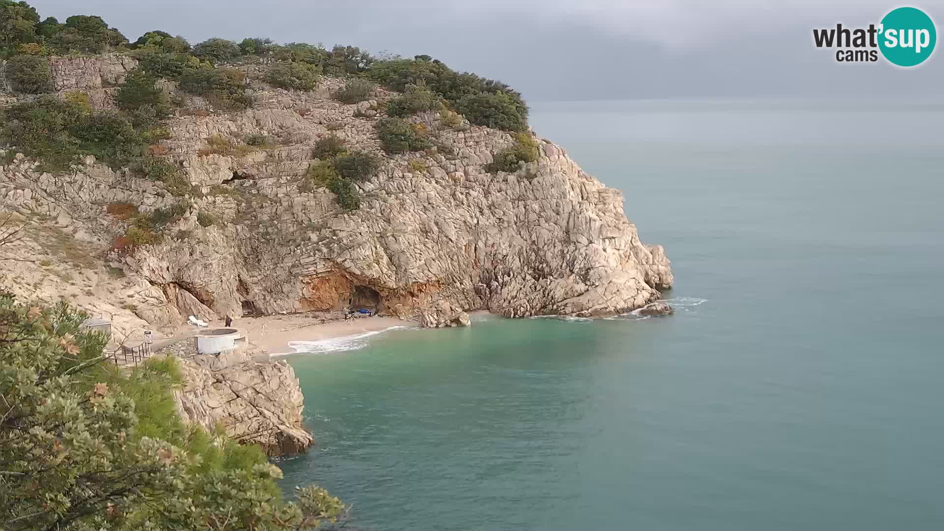 Webcam Bersezio spiaggia – Draga di Moschiena – Croazia