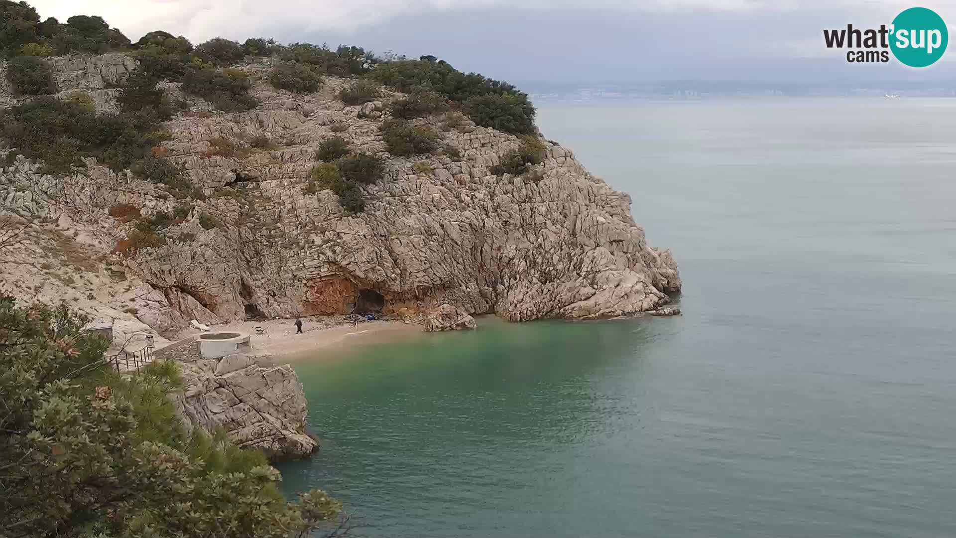 Webcam Brseč Strand – Mošćenička Draga – Kroatien