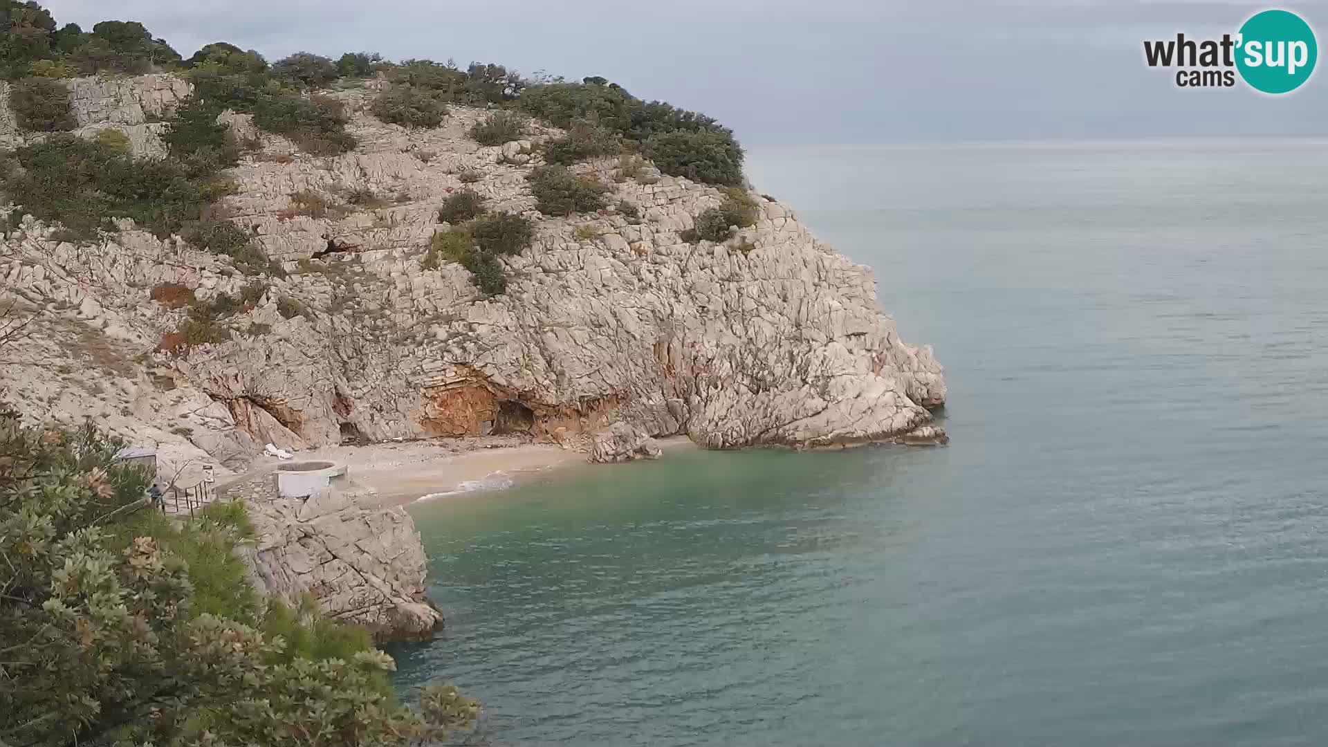 Webcam Brseč Strand – Mošćenička Draga – Kroatien