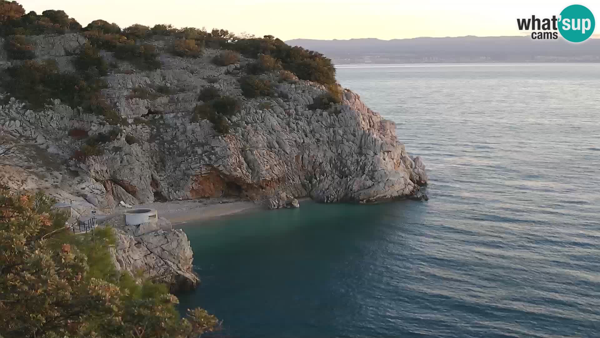 Webcam Brseč beach – Mošćenička Draga – Croatia