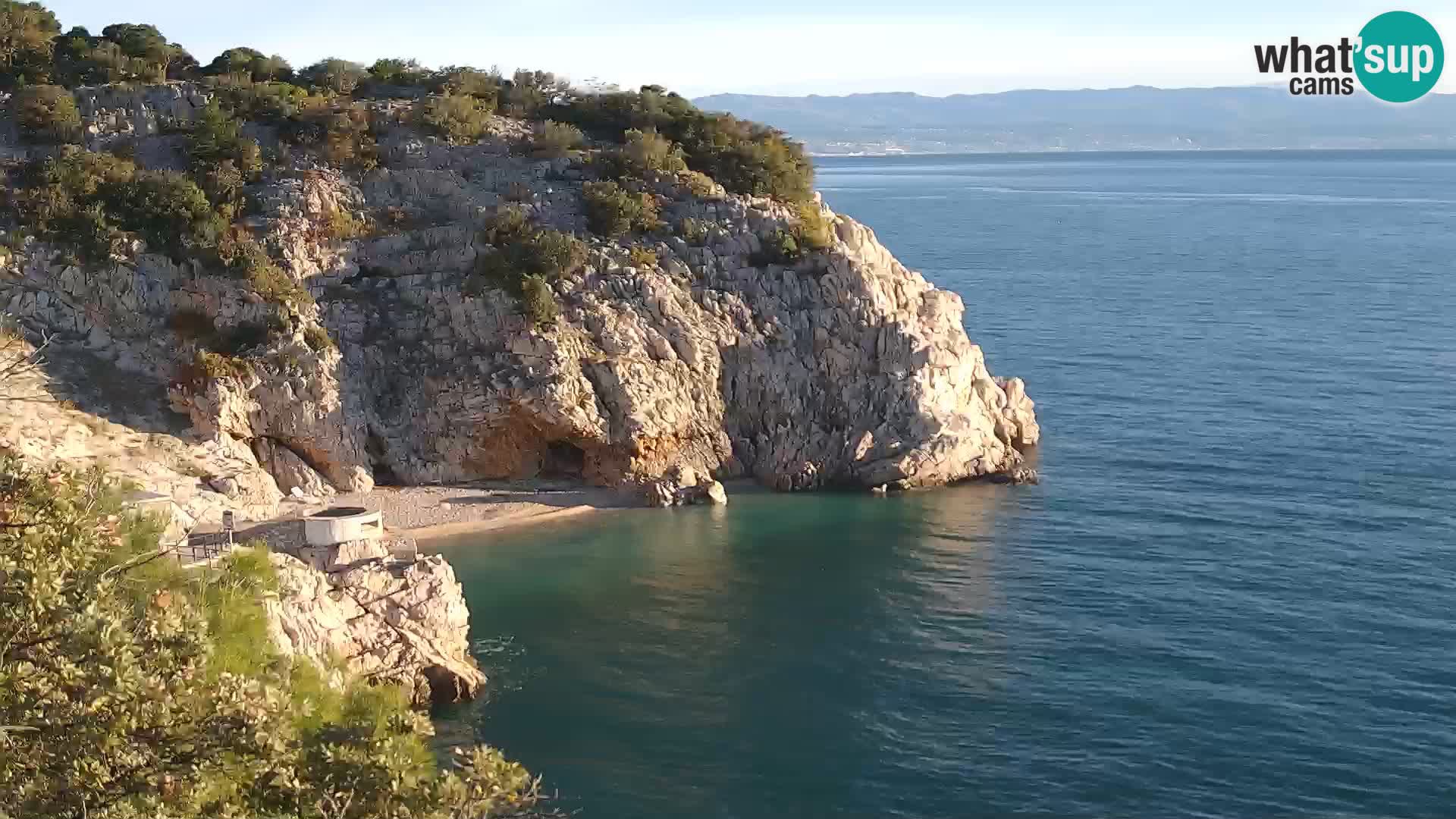 Webcam Bersezio spiaggia – Draga di Moschiena – Croazia