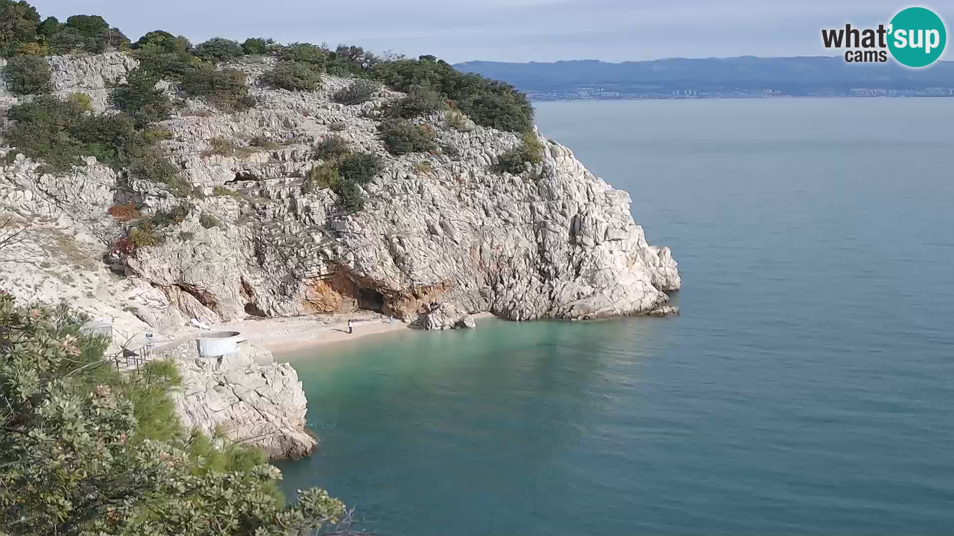 Webcam Brseč Strand – Mošćenička Draga – Kroatien