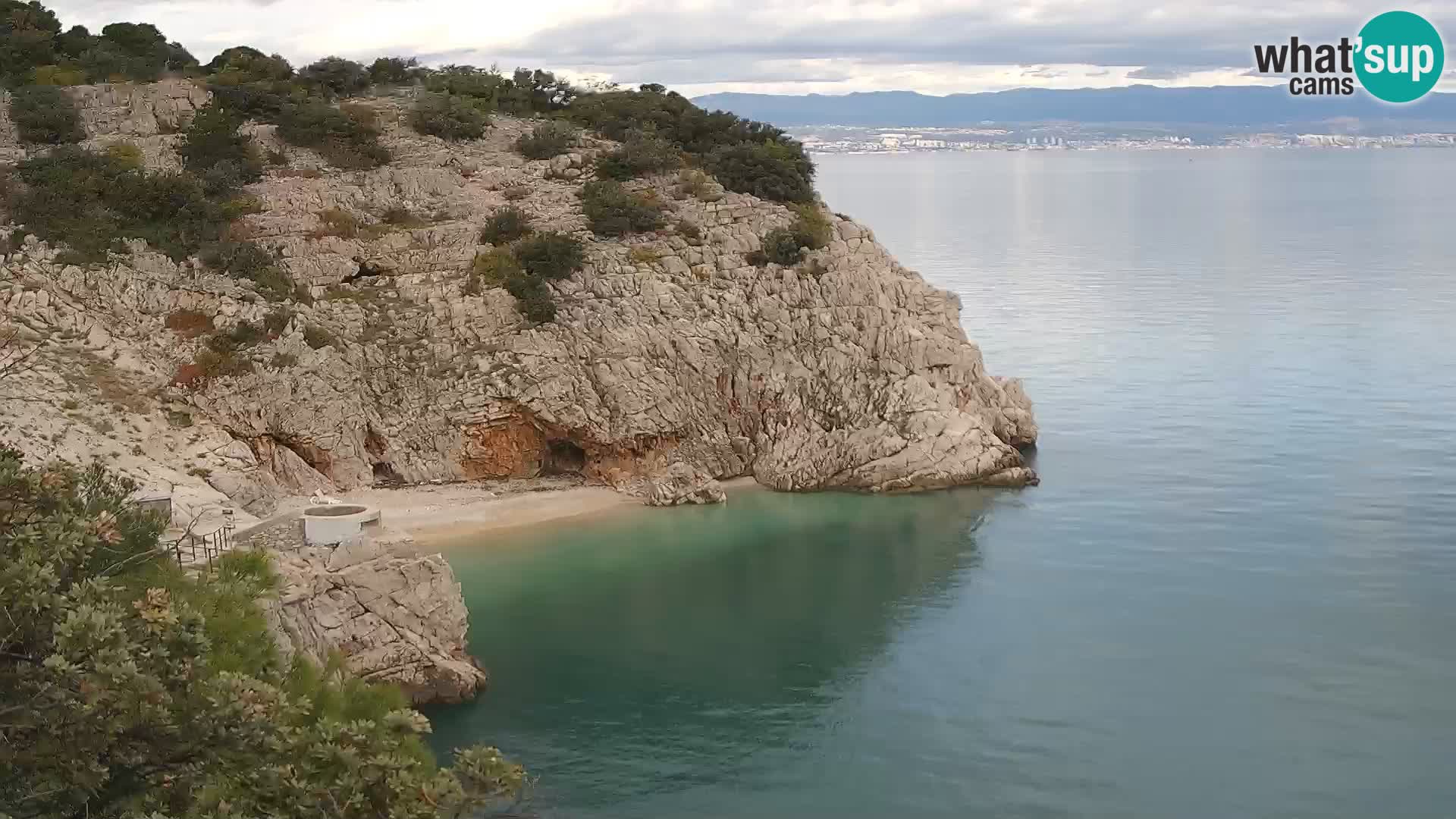 Webcam Brseč beach – Mošćenička Draga – Croatia