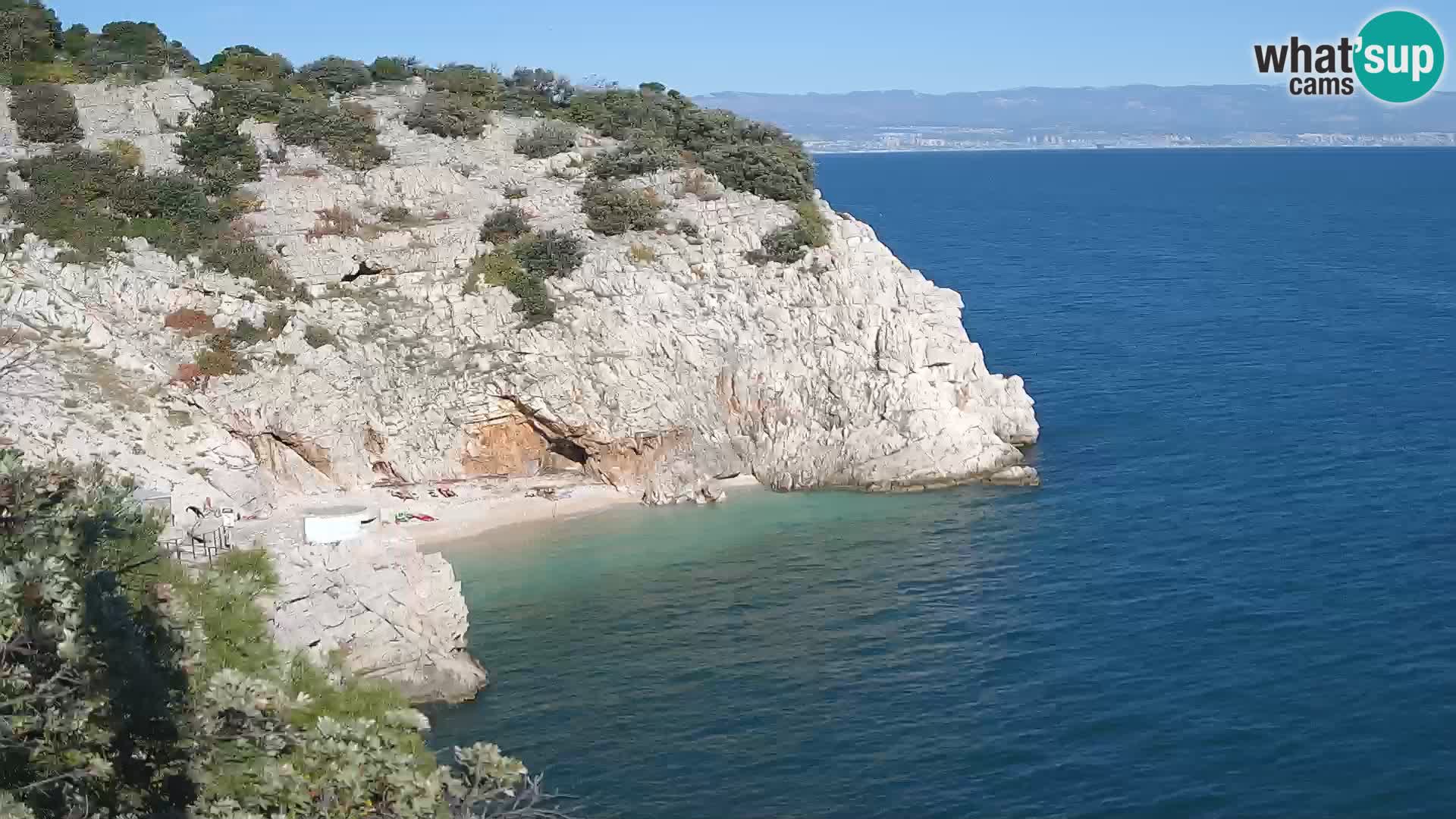 Webcam Brseč beach – Mošćenička Draga – Croatia