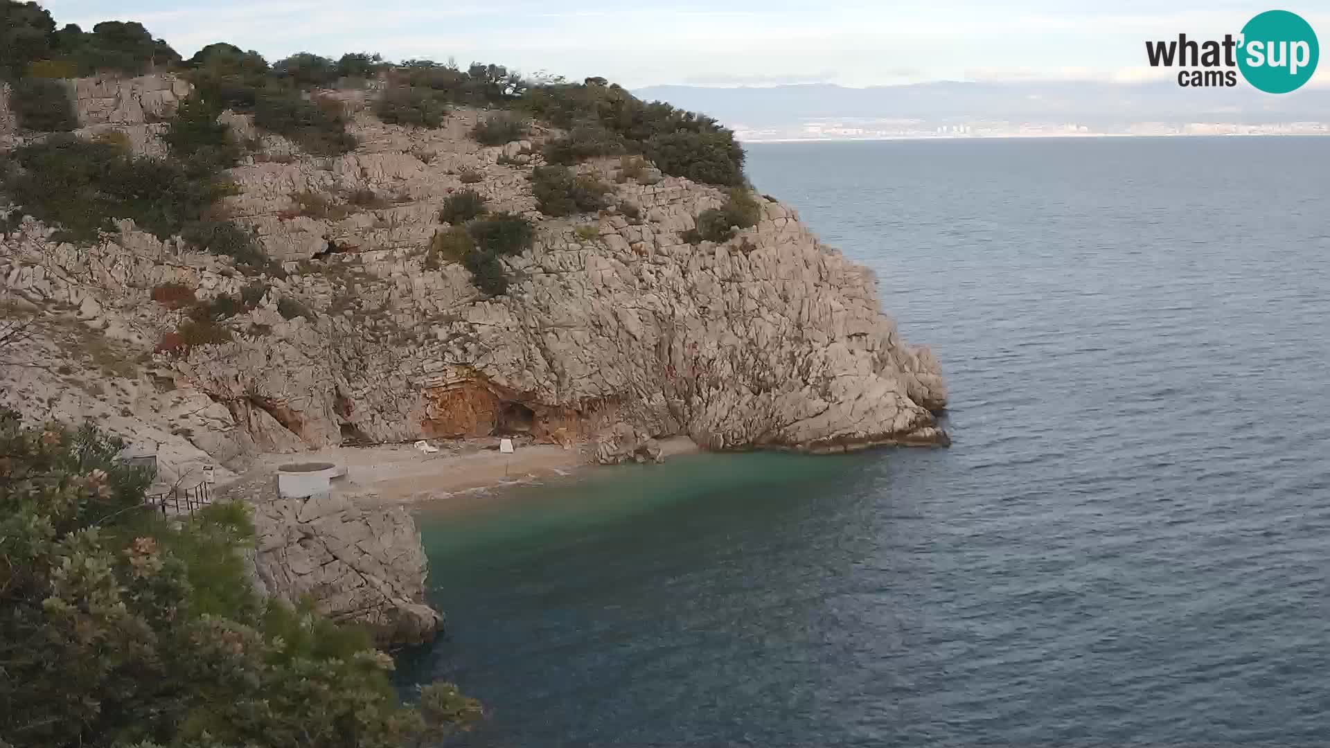 Webcam Bersezio spiaggia – Draga di Moschiena – Croazia