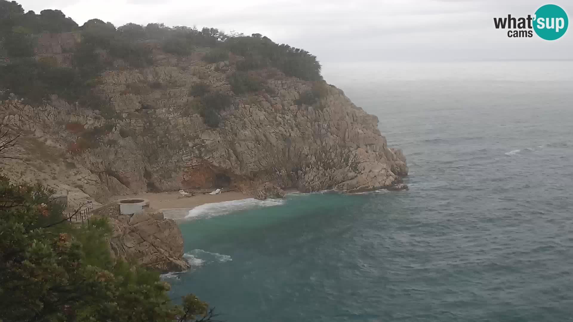 Webcam Brseč Strand – Mošćenička Draga – Kroatien