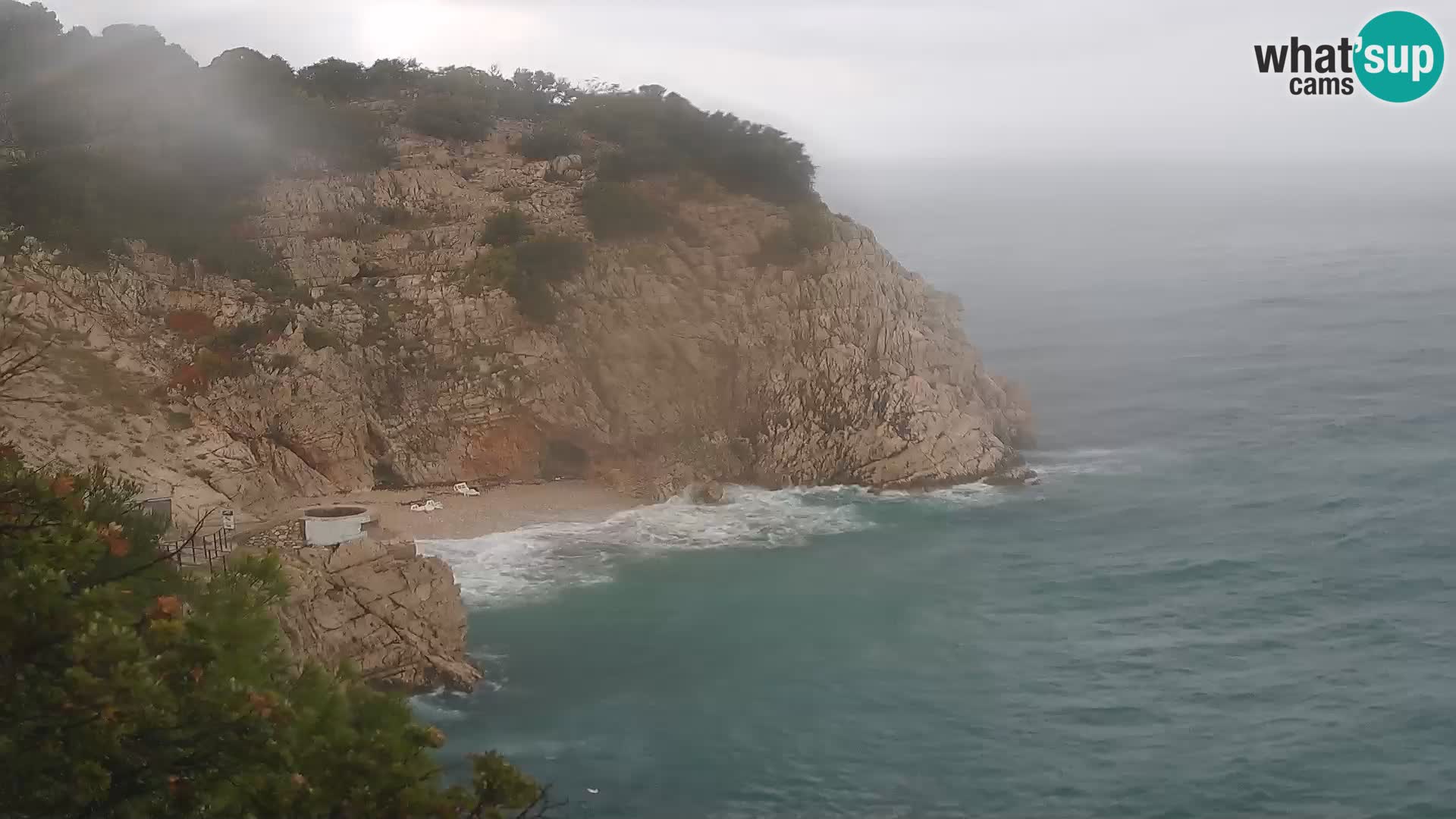 Webcam Bersezio spiaggia – Draga di Moschiena – Croazia