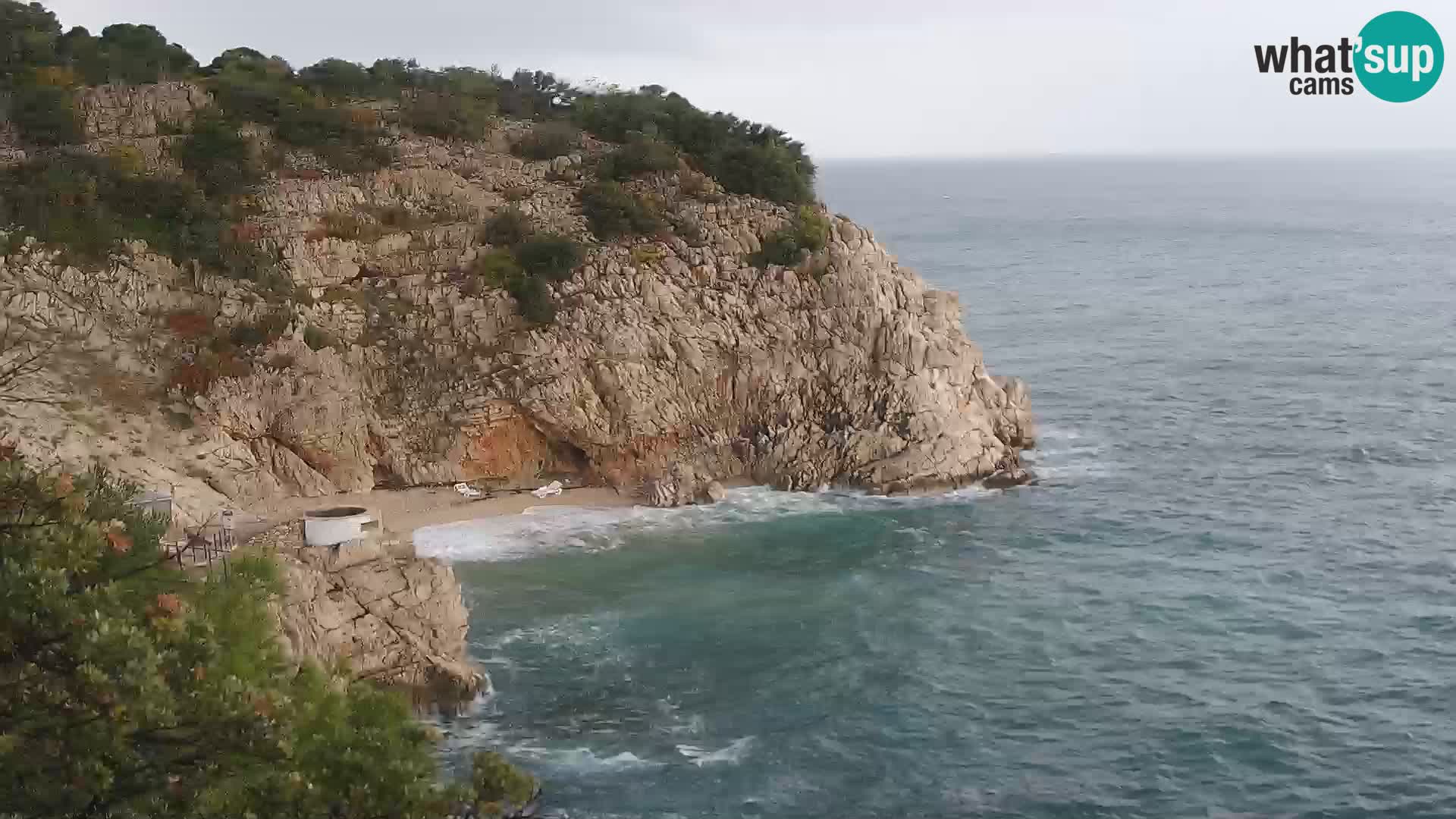 Webcam Brseč beach – Mošćenička Draga – Croatia
