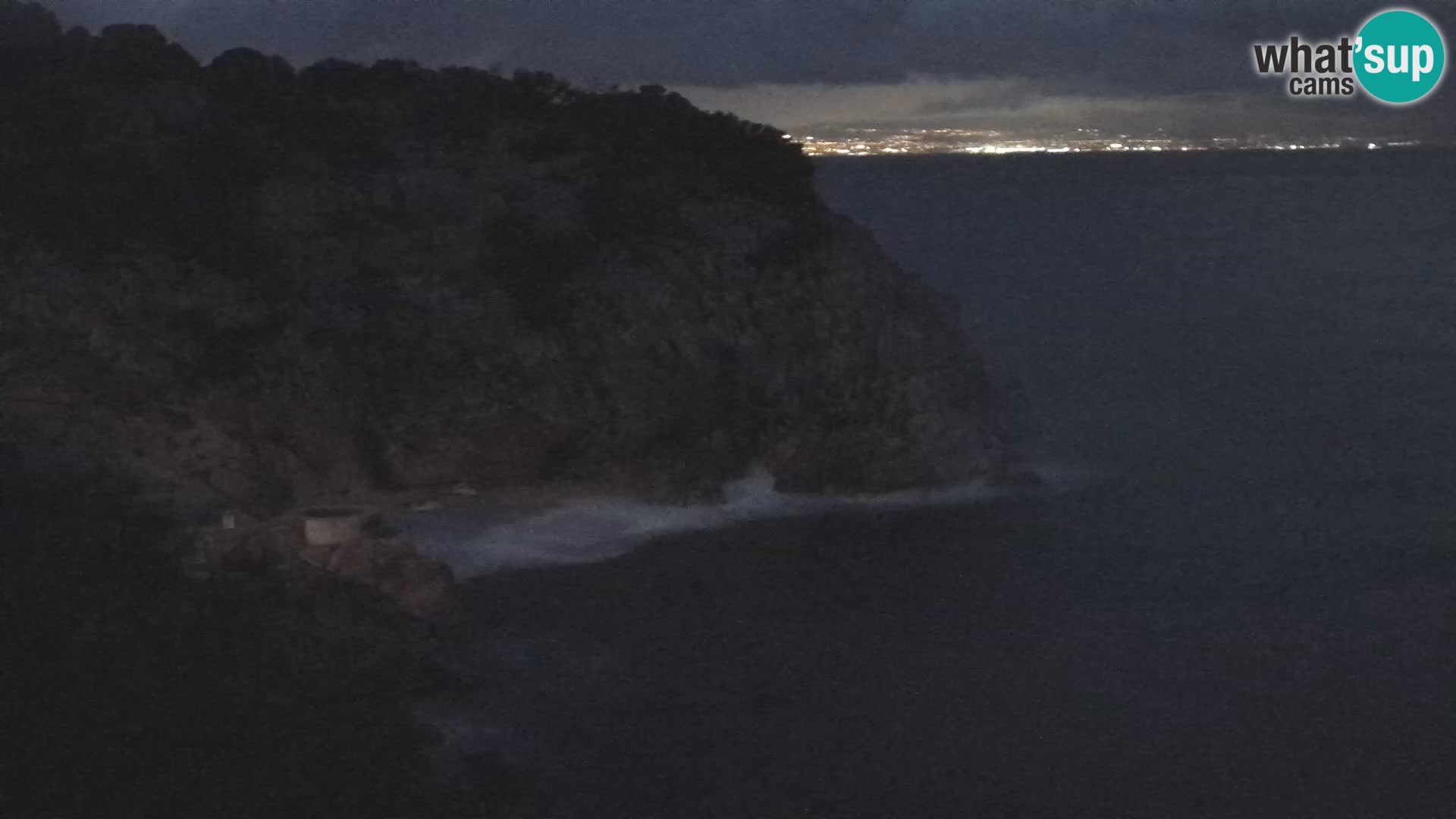 Cámara web de la playa de Brseč en Mošćenička Draga, Croacia
