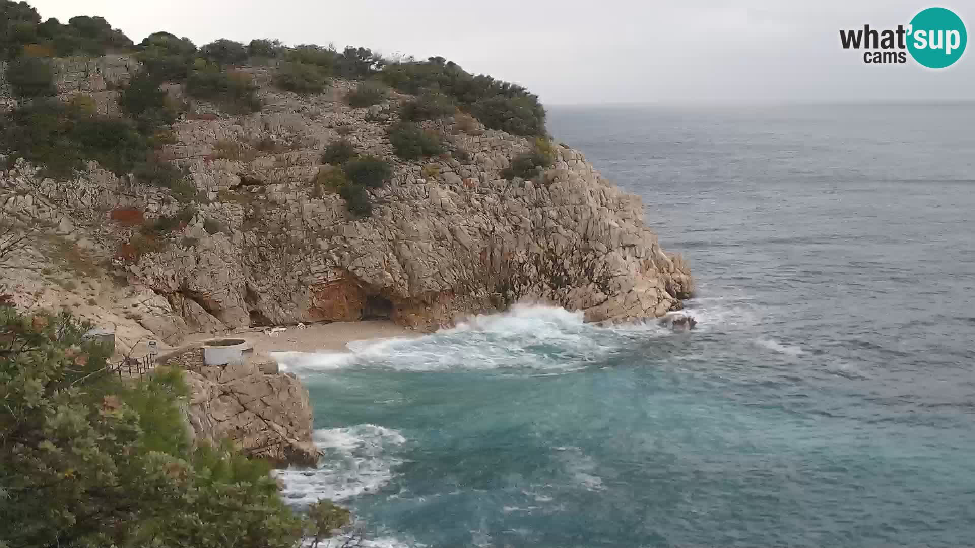Webcam Brseč Strand – Mošćenička Draga – Kroatien