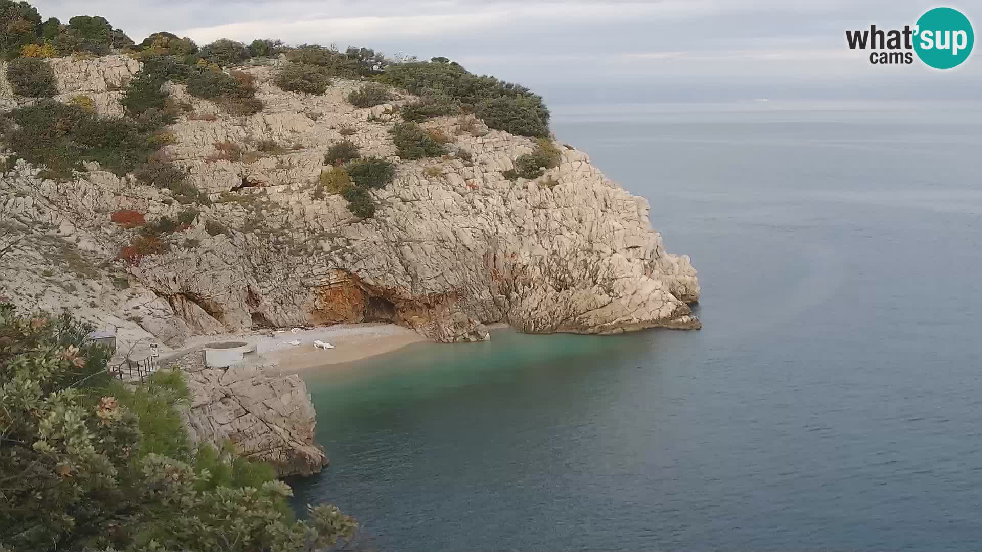 Web kamera plaže Brseč – Mošćenička Draga – Hrvatska