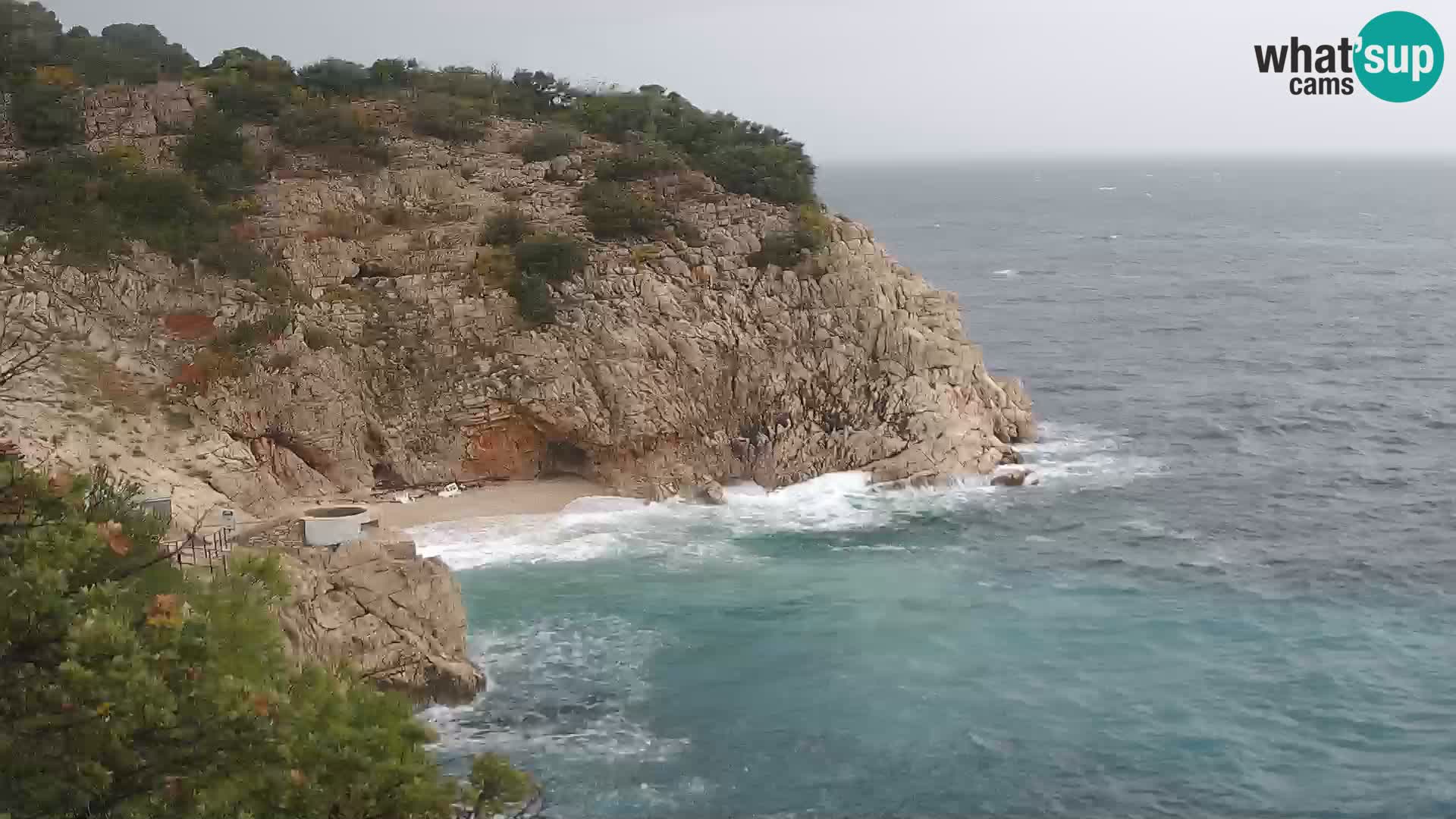 Webcam Bersezio spiaggia – Draga di Moschiena – Croazia