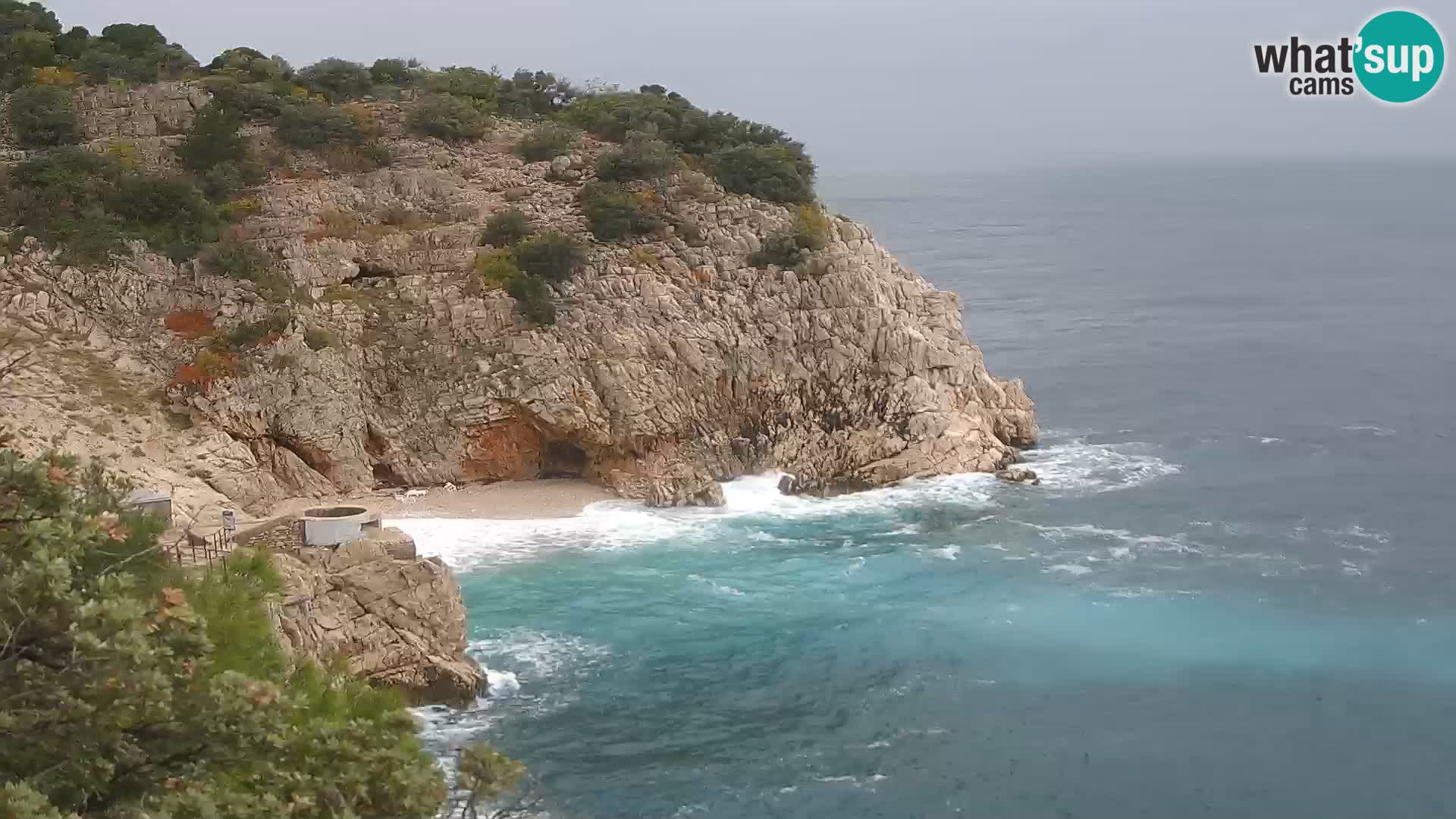 Webcam Brseč Strand – Mošćenička Draga – Kroatien