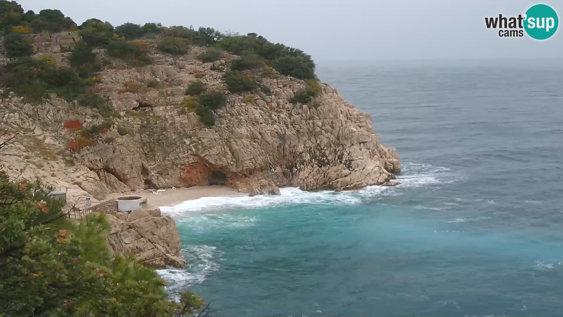 Webcam Brseč beach – Mošćenička Draga – Croatia