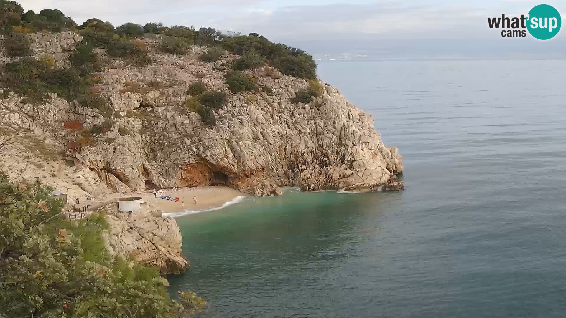 Webcam Brseč beach – Mošćenička Draga – Croatia