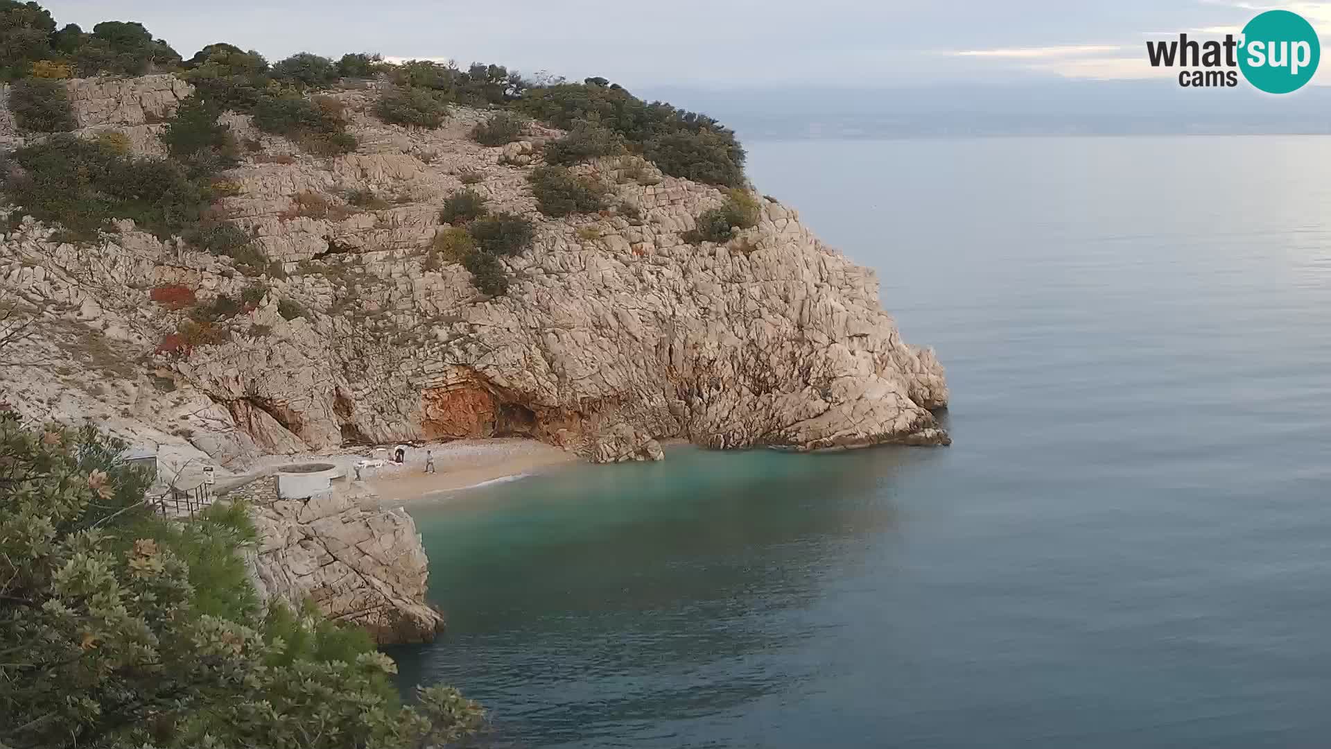 Webcam Brseč beach – Mošćenička Draga – Croatia