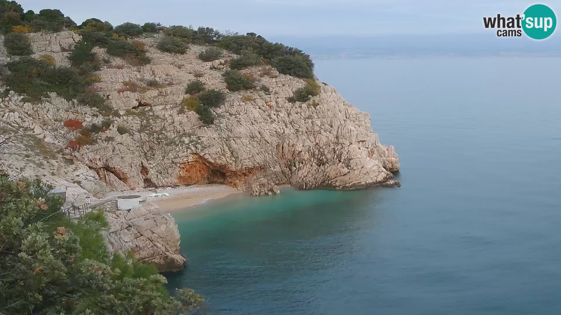 Web kamera plaže Brseč – Mošćenička Draga – Hrvatska