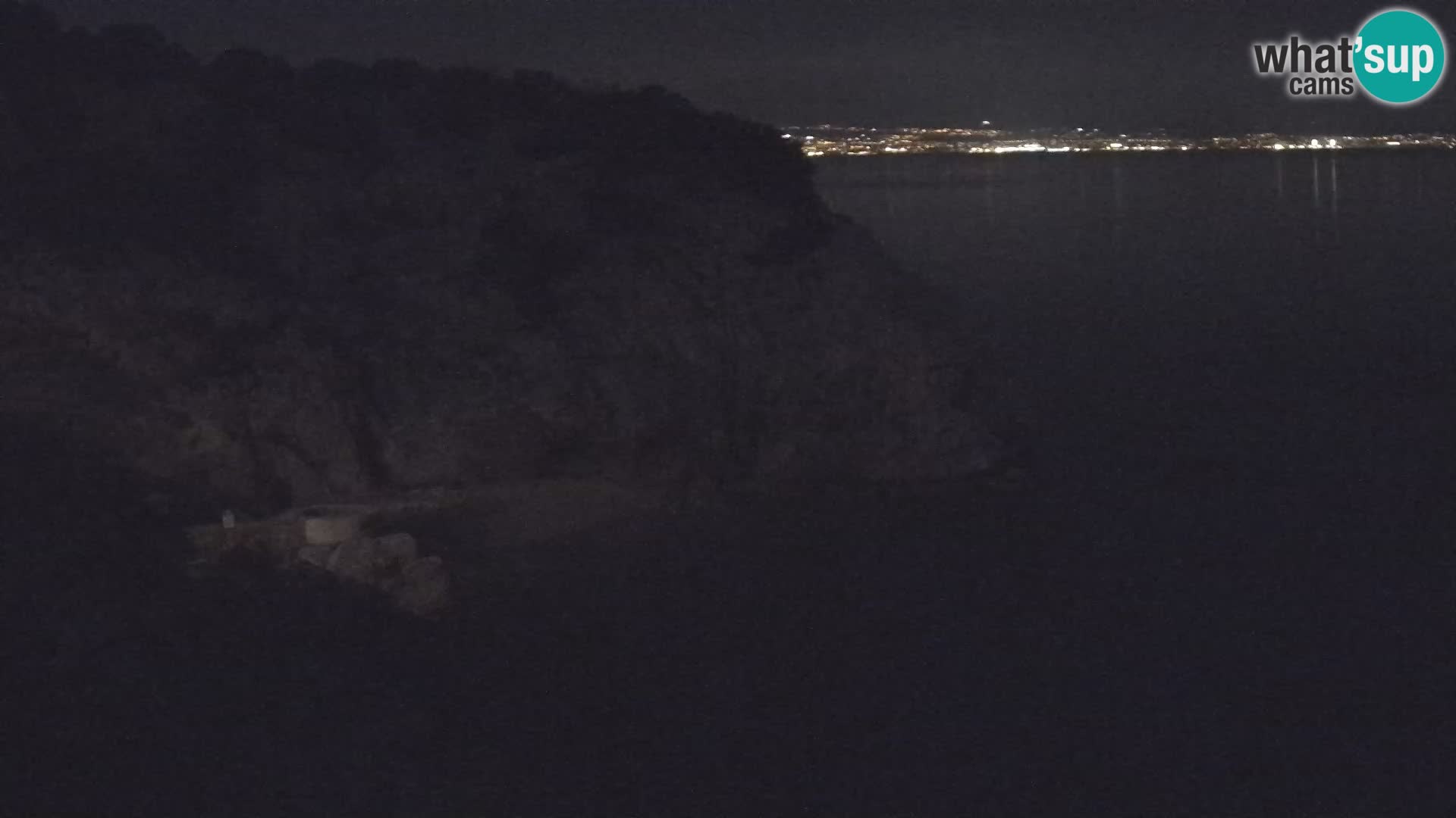 Webcam plage Brseč à Mošćenička Draga, Croatie