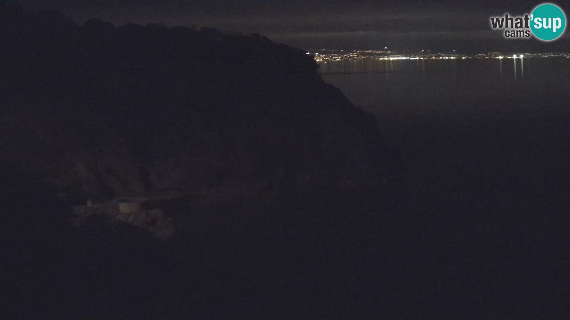 Webcam plage Brseč à Mošćenička Draga, Croatie