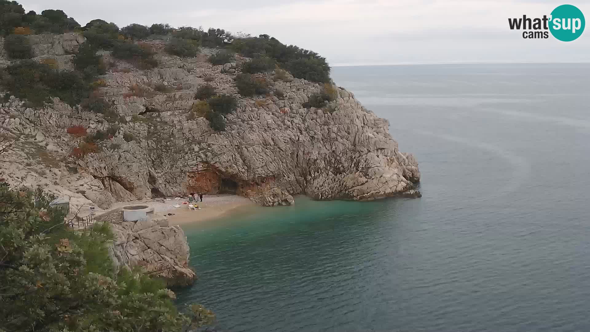 Webcam Brseč beach – Mošćenička Draga – Croatia