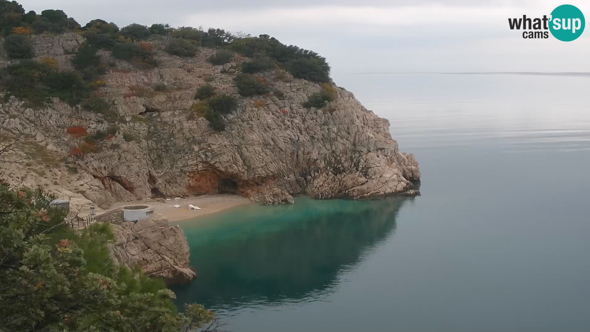 Webcam Brseč Strand – Mošćenička Draga – Kroatien