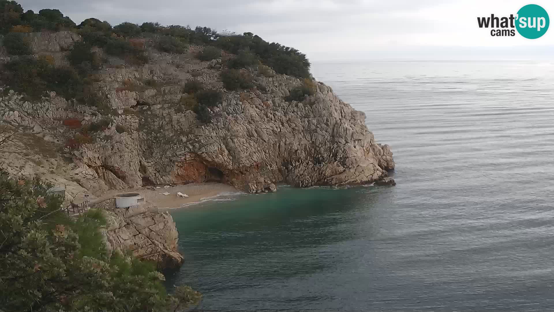 Webcam Brseč beach – Mošćenička Draga – Croatia