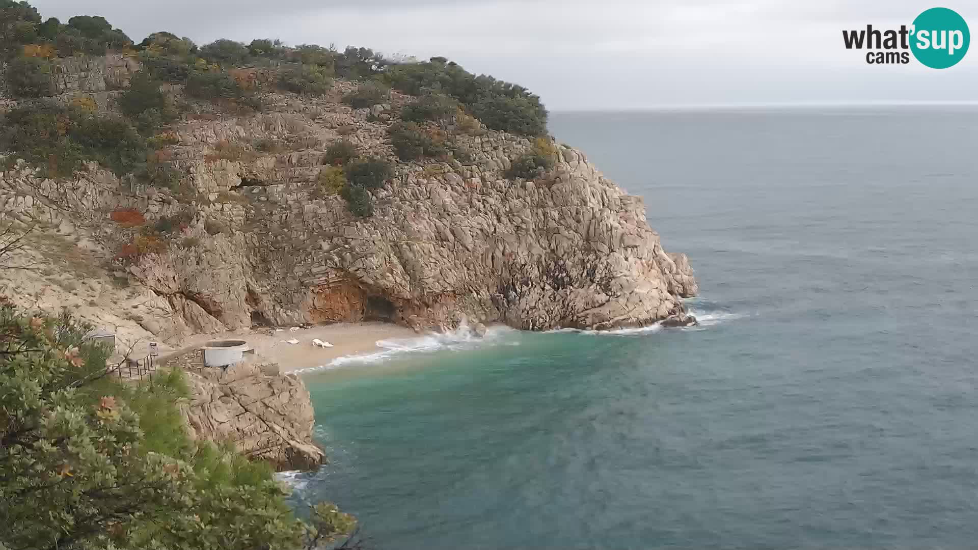 Webcam Bersezio spiaggia – Draga di Moschiena – Croazia