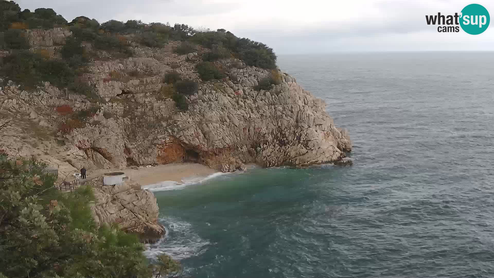 Web kamera plaže Brseč – Mošćenička Draga – Hrvatska