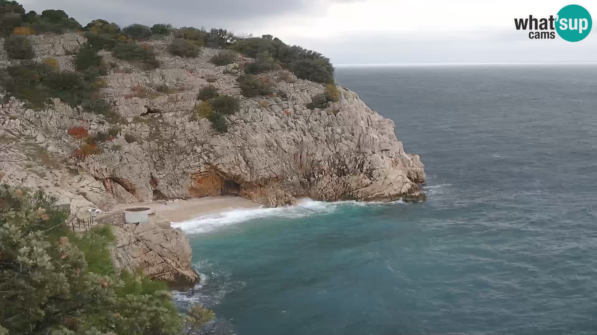 Webcam Bersezio spiaggia – Draga di Moschiena – Croazia