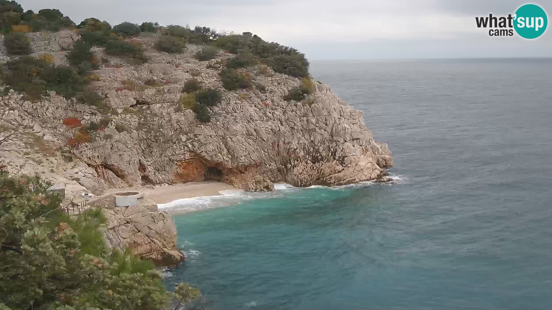 Webcam Bersezio spiaggia – Draga di Moschiena – Croazia