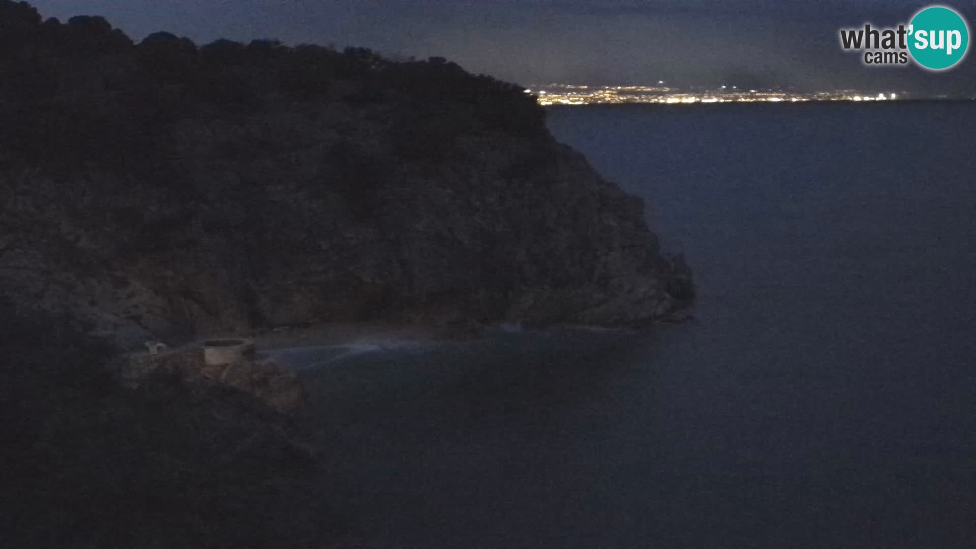 Spletna kamera Brseč plaža – Mošćenička Draga – Hrvaška