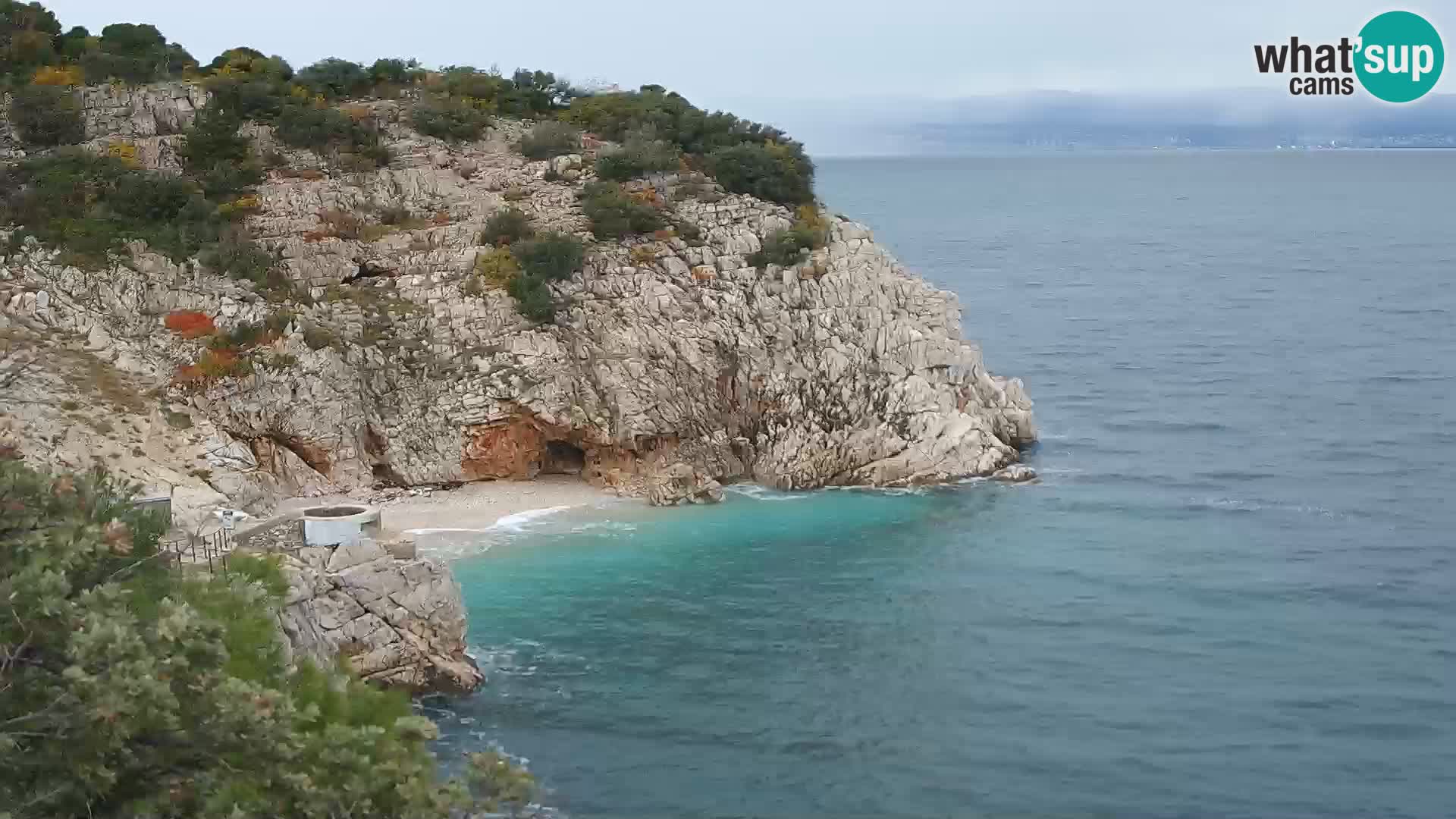 Web kamera plaže Brseč – Mošćenička Draga – Hrvatska